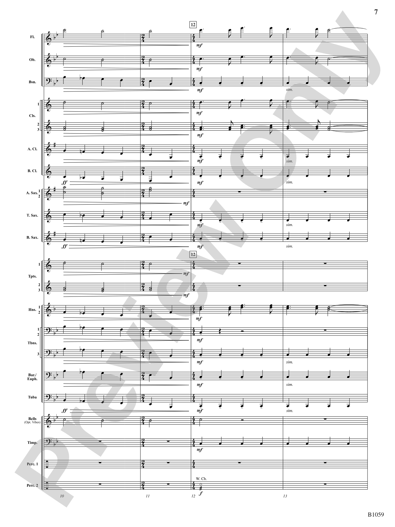 The Forbidden Caverns: Concert Band Conductor Score & Parts