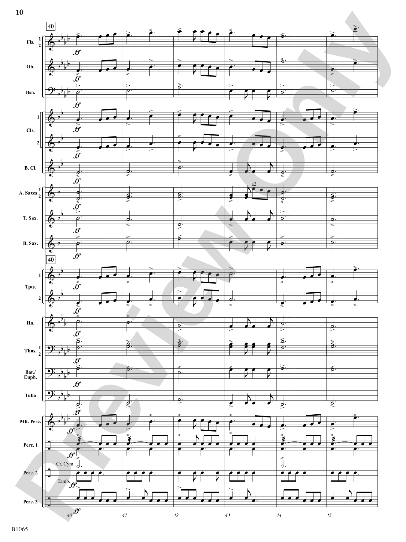 Myths and Legends: Concert Band Conductor Score & Parts