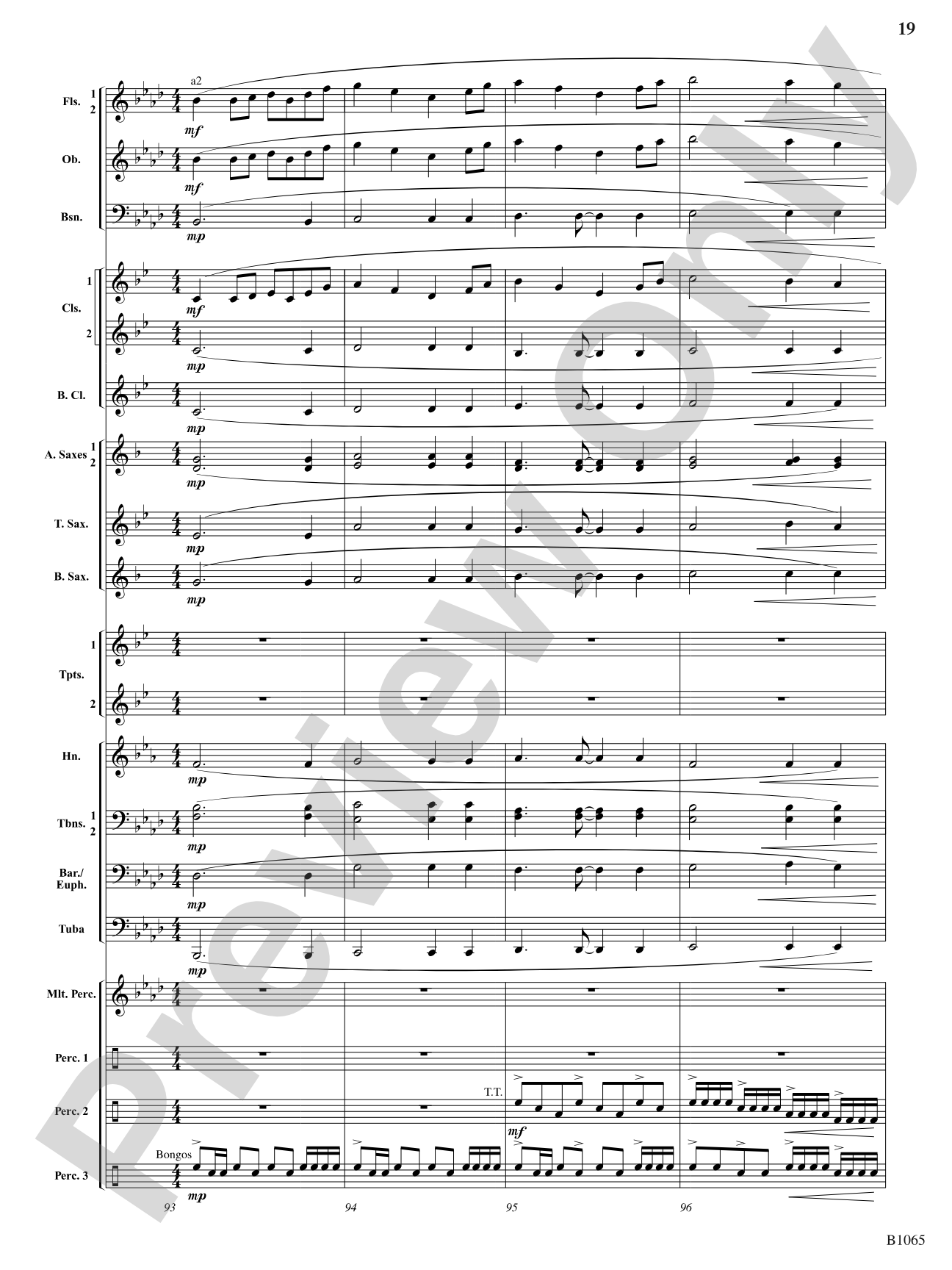 Myths and Legends: Concert Band Conductor Score & Parts
