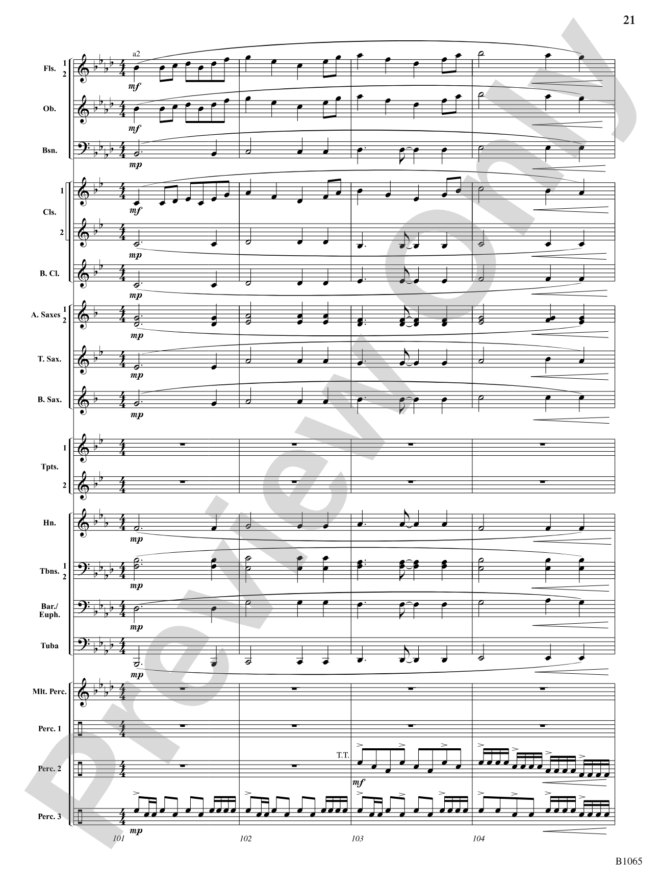 Myths and Legends: Concert Band Conductor Score & Parts
