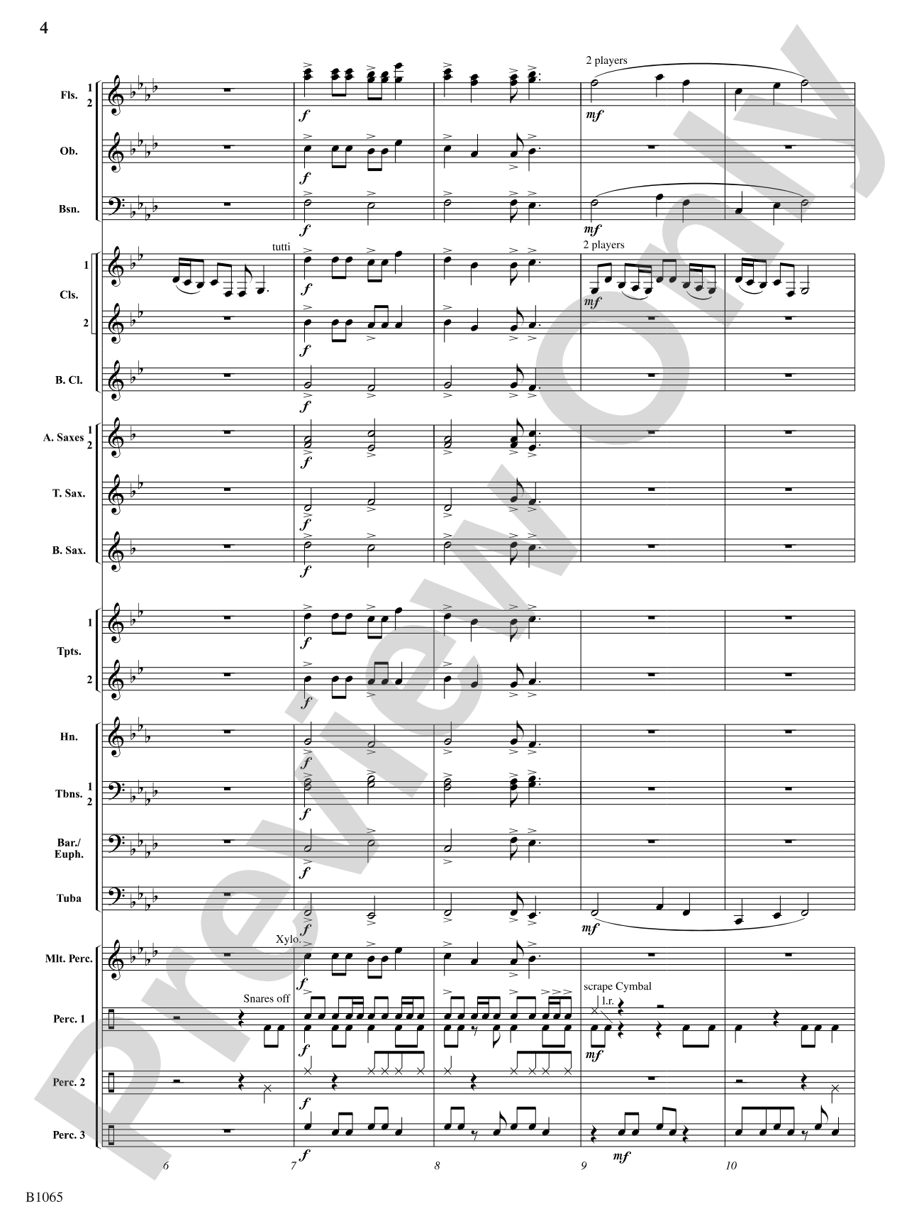 Myths and Legends: Concert Band Conductor Score & Parts