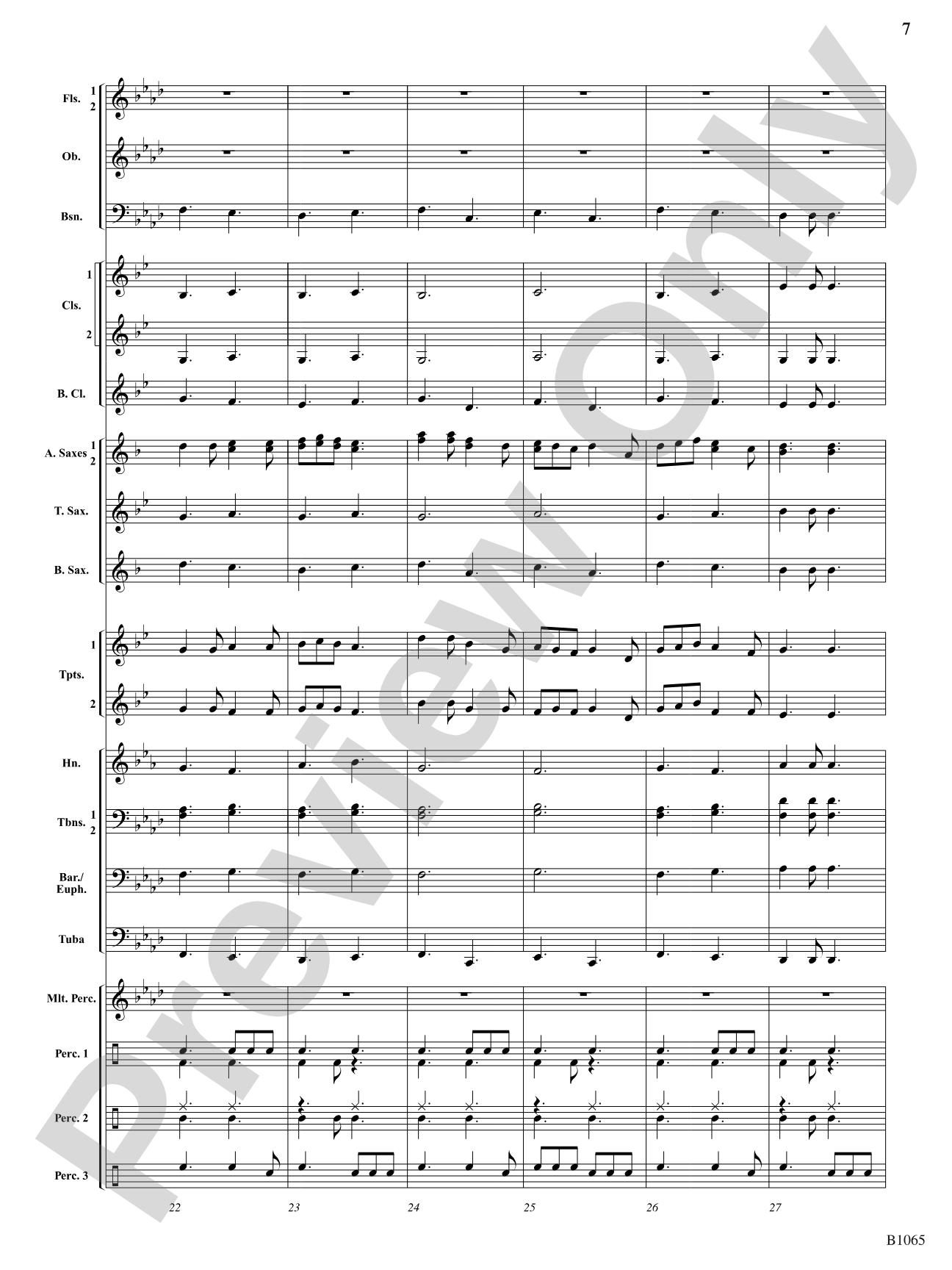 Myths and Legends: Concert Band Conductor Score & Parts