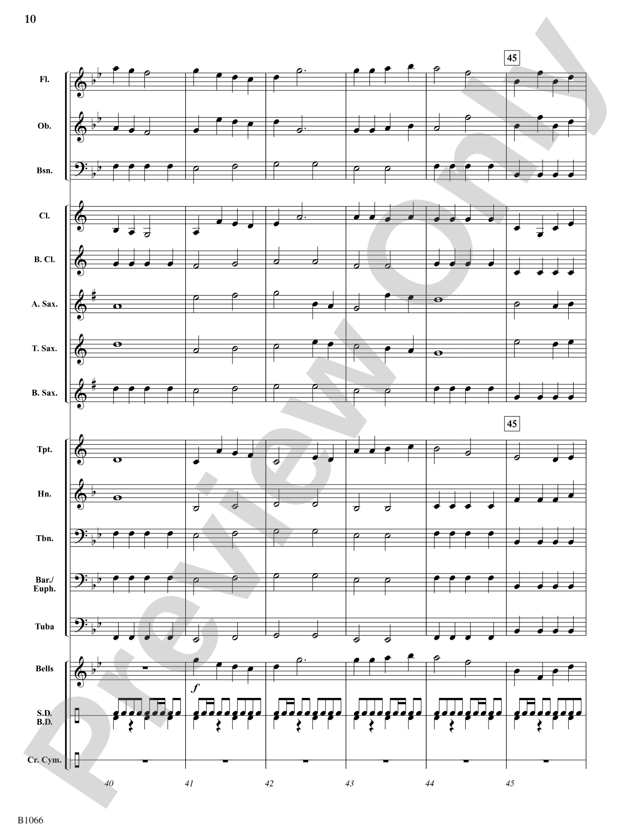 March of the Nobles: Concert Band Conductor Score & Parts