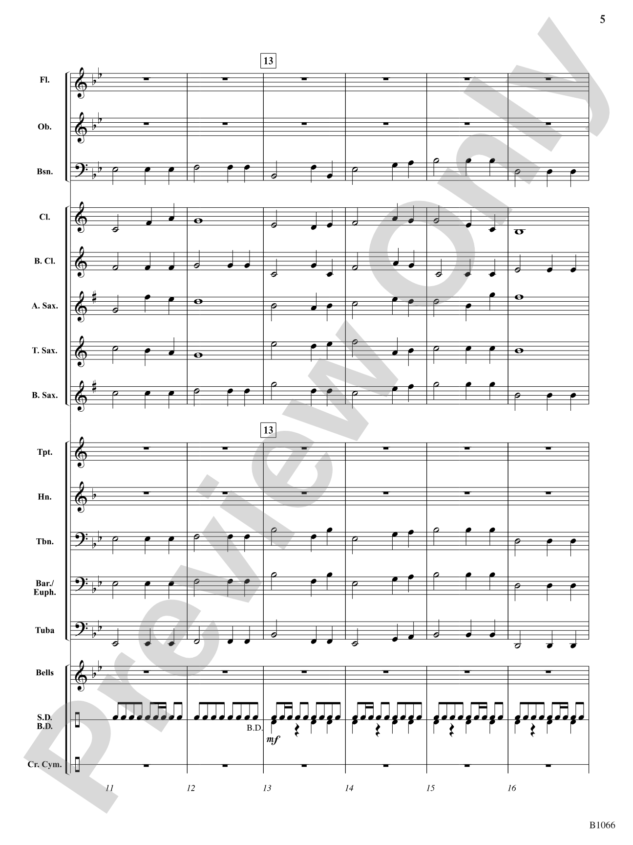 March of the Nobles: Concert Band Conductor Score & Parts