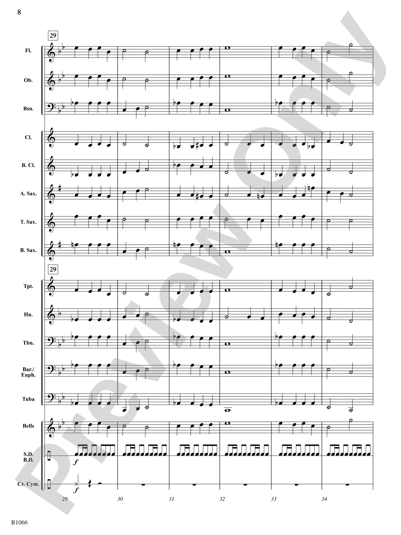 March of the Nobles: Concert Band Conductor Score & Parts