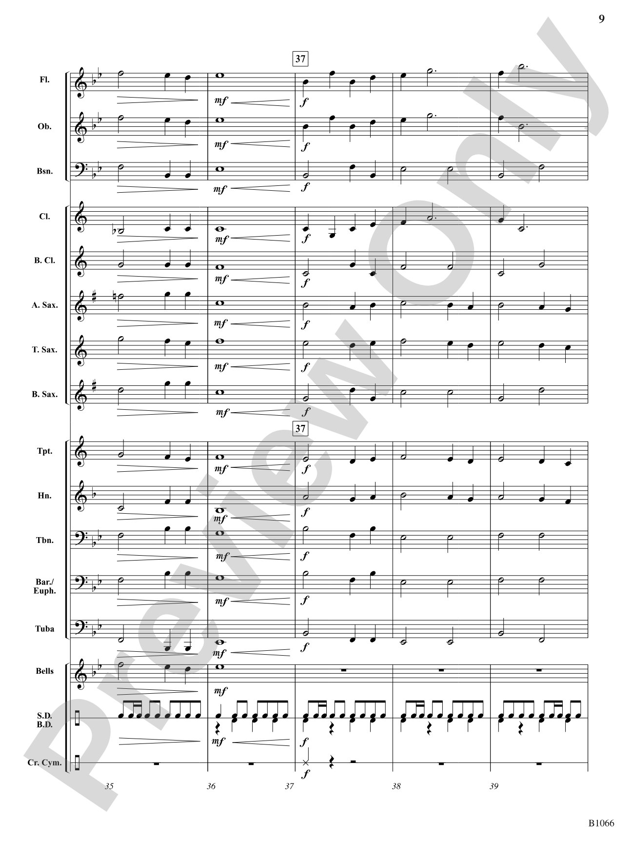 March of the Nobles: Concert Band Conductor Score & Parts