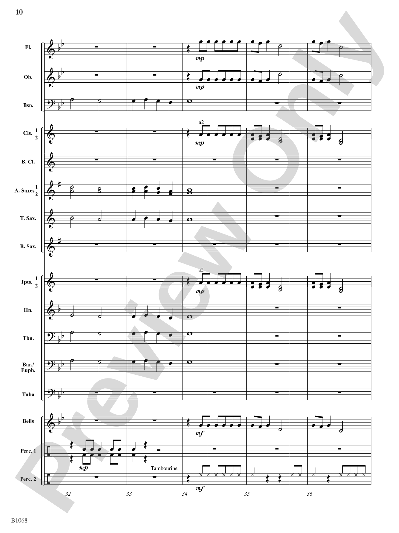 Thundercrest: Concert Band Conductor Score & Parts