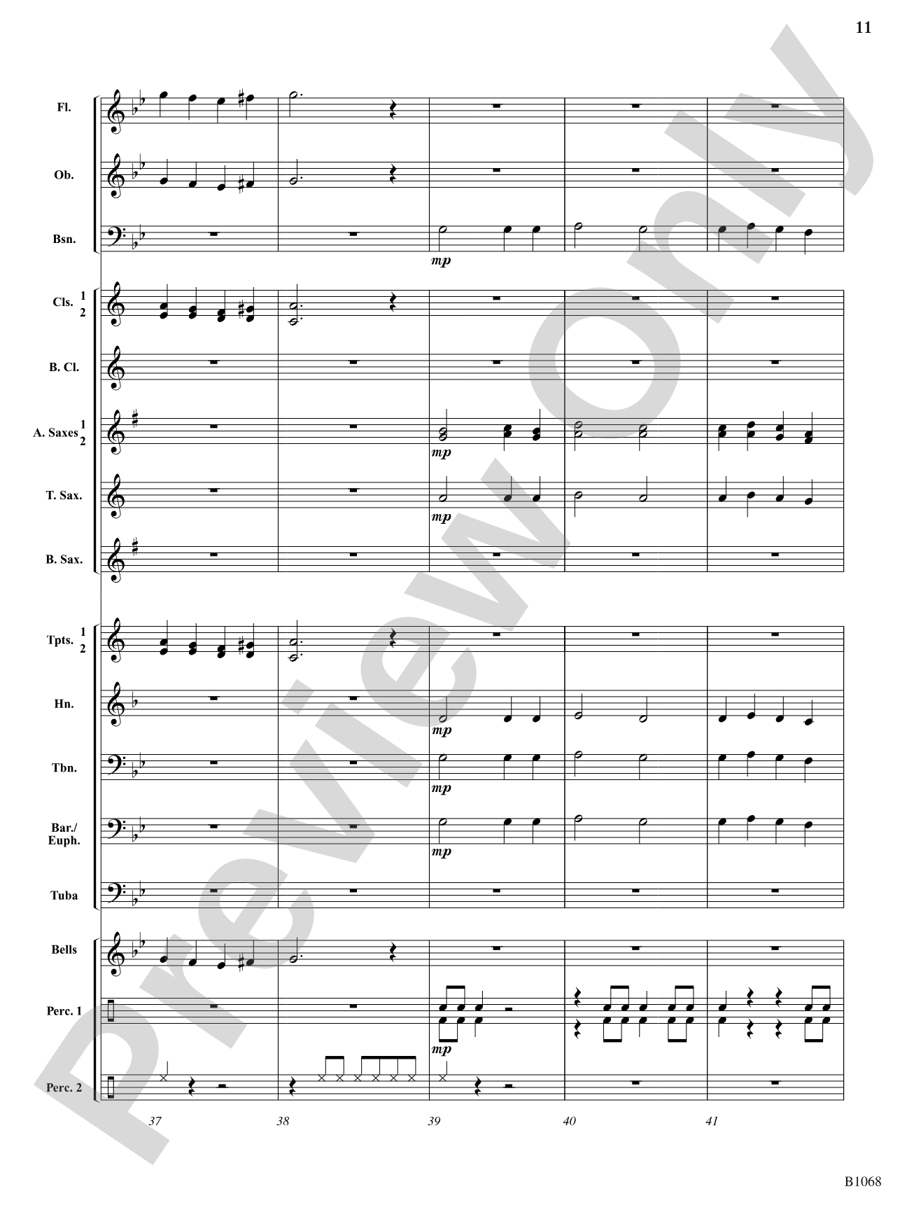 Thundercrest: Concert Band Conductor Score & Parts