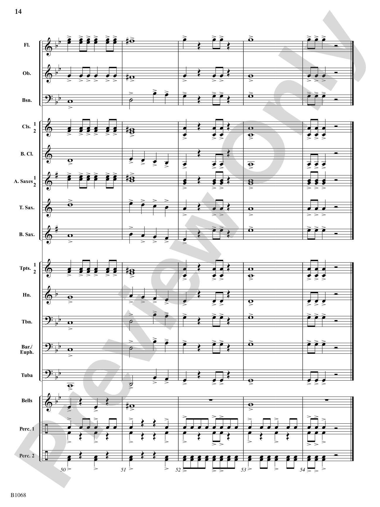 Thundercrest: Concert Band Conductor Score & Parts