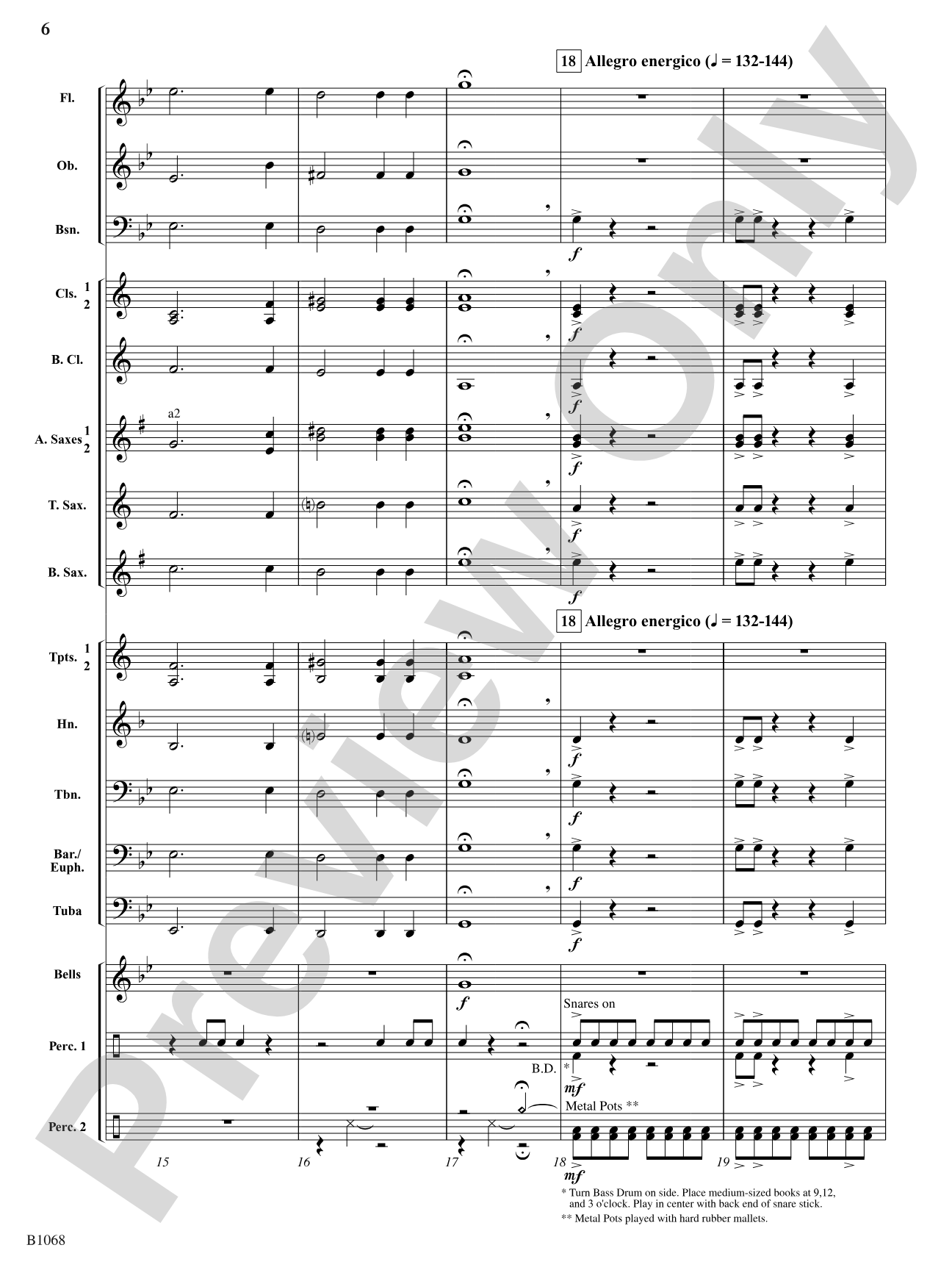 Thundercrest: Concert Band Conductor Score & Parts