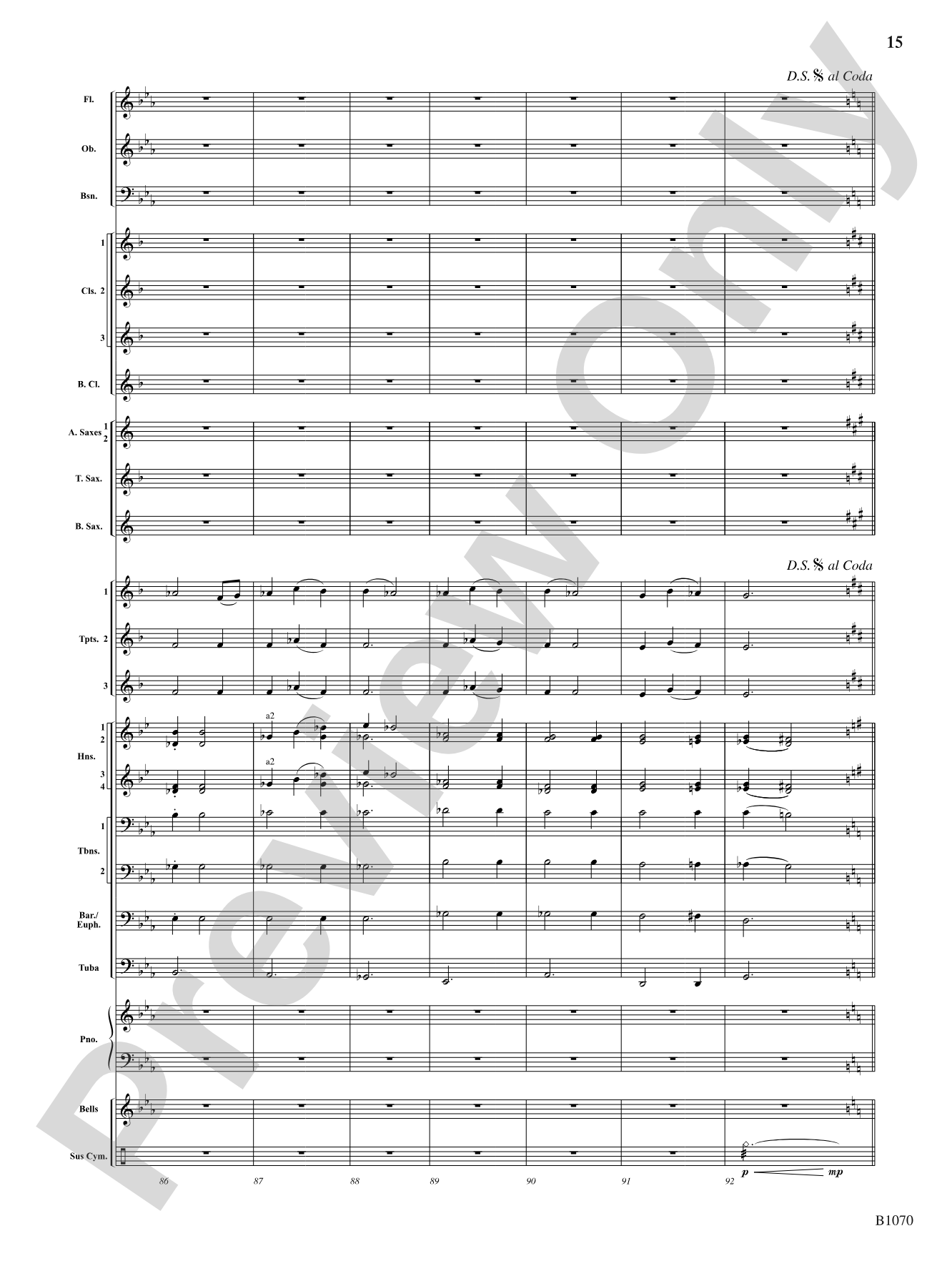 Lullaby: Concert Band Conductor Score & Parts