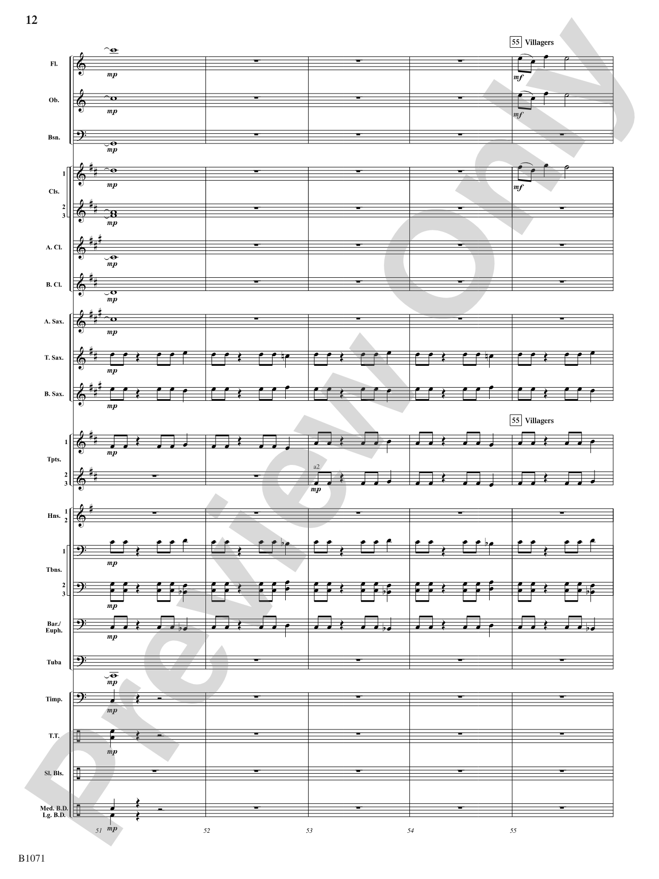 She Who Watches (Tsagaglalal): Concert Band Conductor Score & Parts