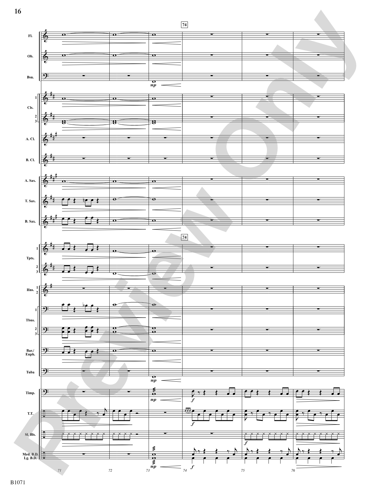 She Who Watches (Tsagaglalal): Concert Band Conductor Score & Parts