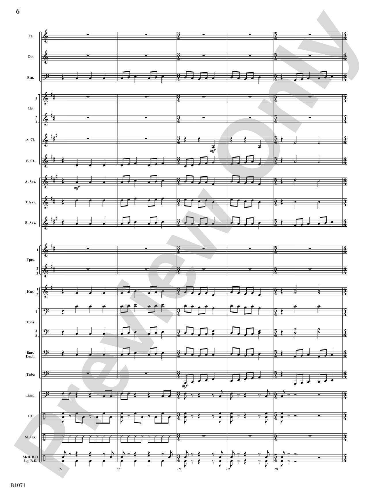 She Who Watches (Tsagaglalal): Concert Band Conductor Score & Parts