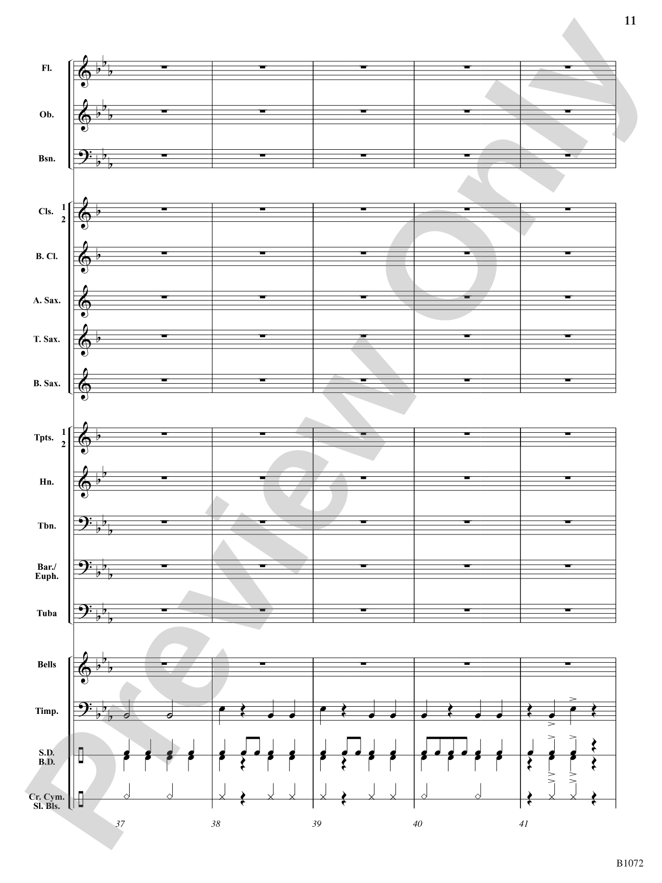 Jingle Bell Brass: Concert Band Conductor Score & Parts