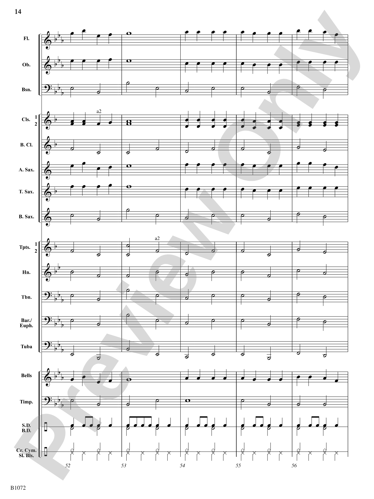 Jingle Bell Brass: Concert Band Conductor Score & Parts