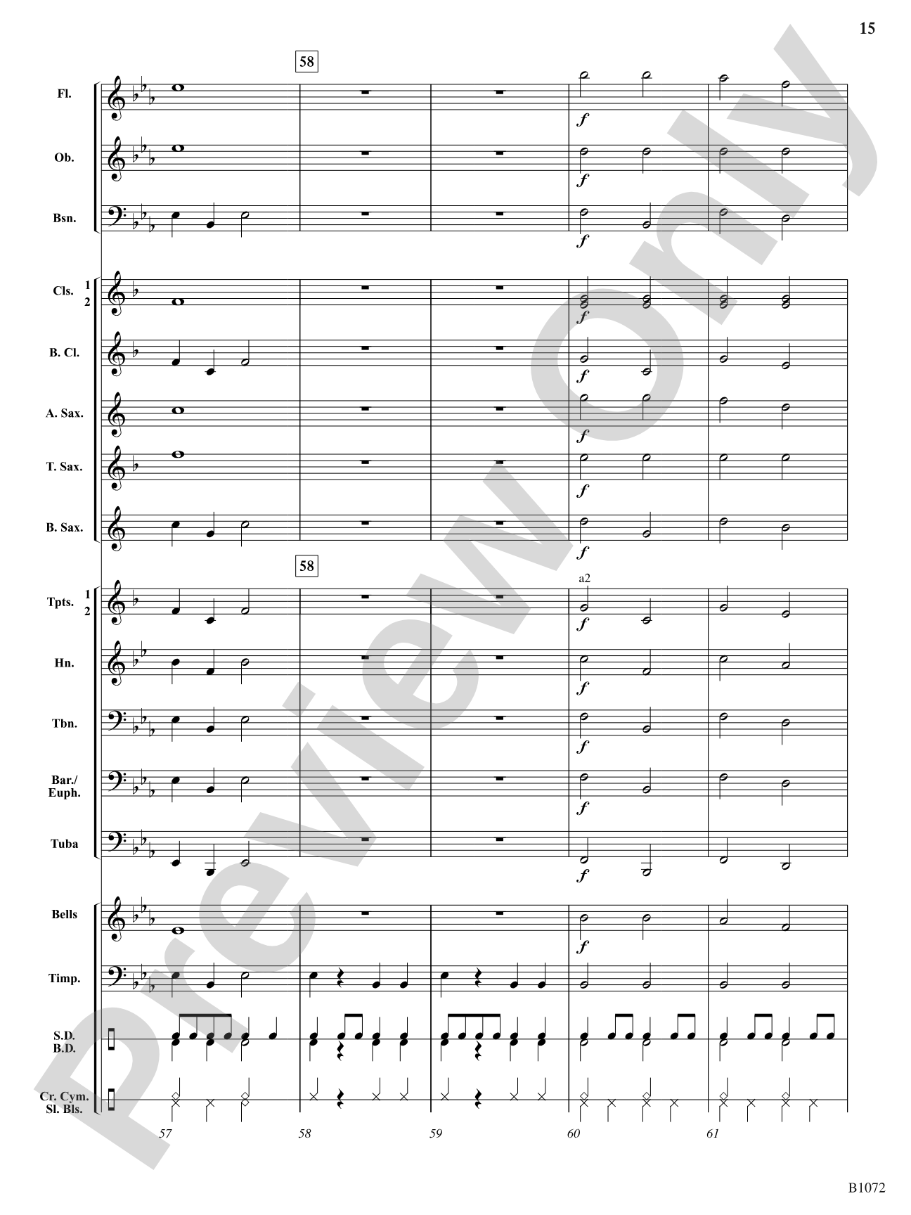 Jingle Bell Brass: Concert Band Conductor Score & Parts