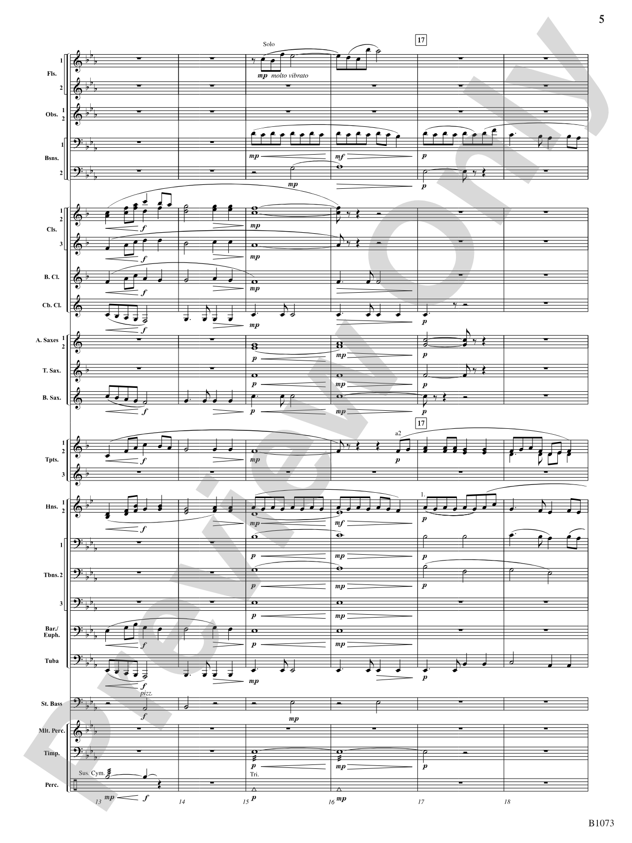 Fantasy on an Australian Song: Concert Band Conductor Score & Parts