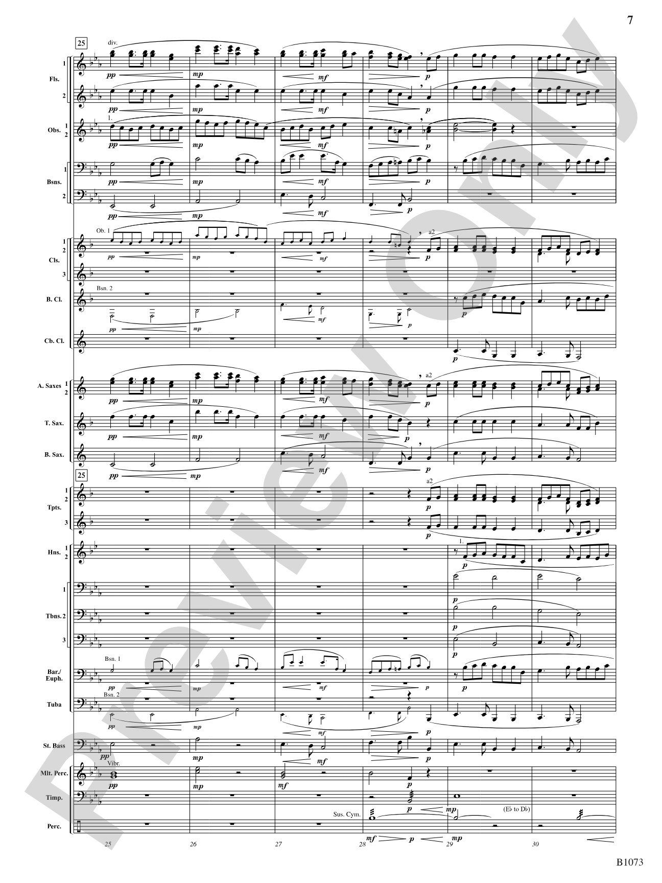 Fantasy on an Australian Song: Concert Band Conductor Score & Parts