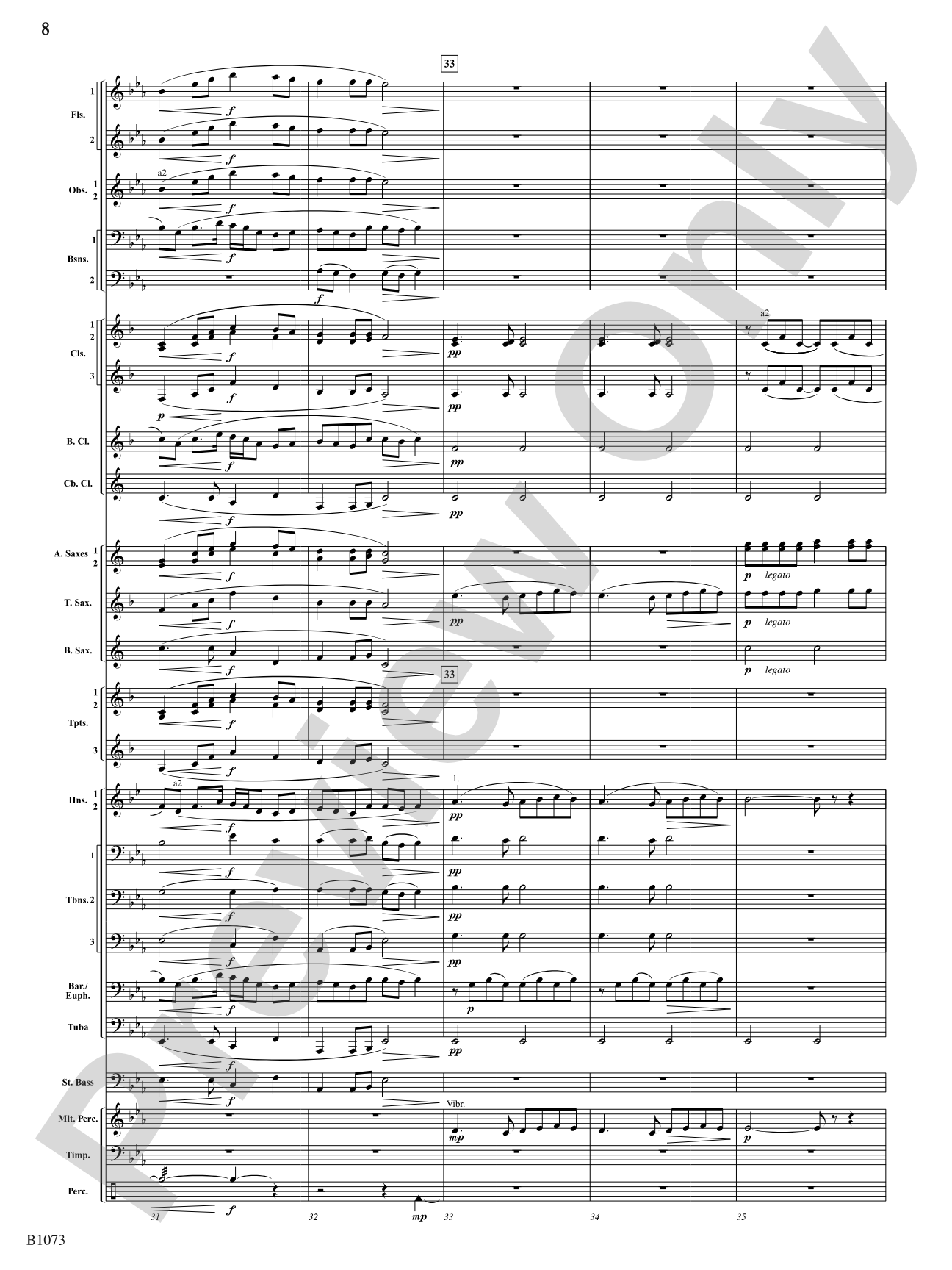 Fantasy on an Australian Song: Concert Band Conductor Score & Parts