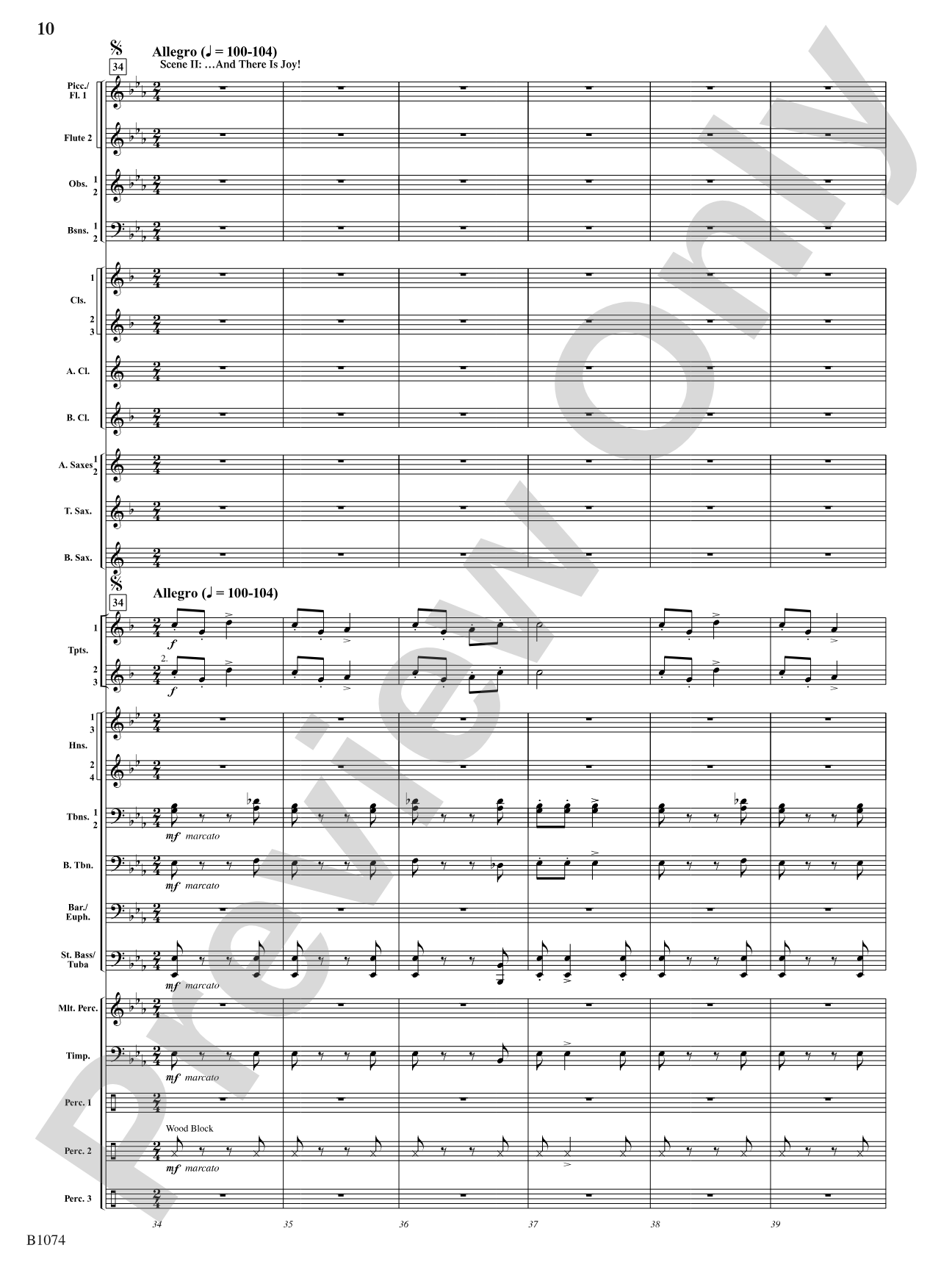 Scenes from Grand Lake: Concert Band Conductor Score & Parts