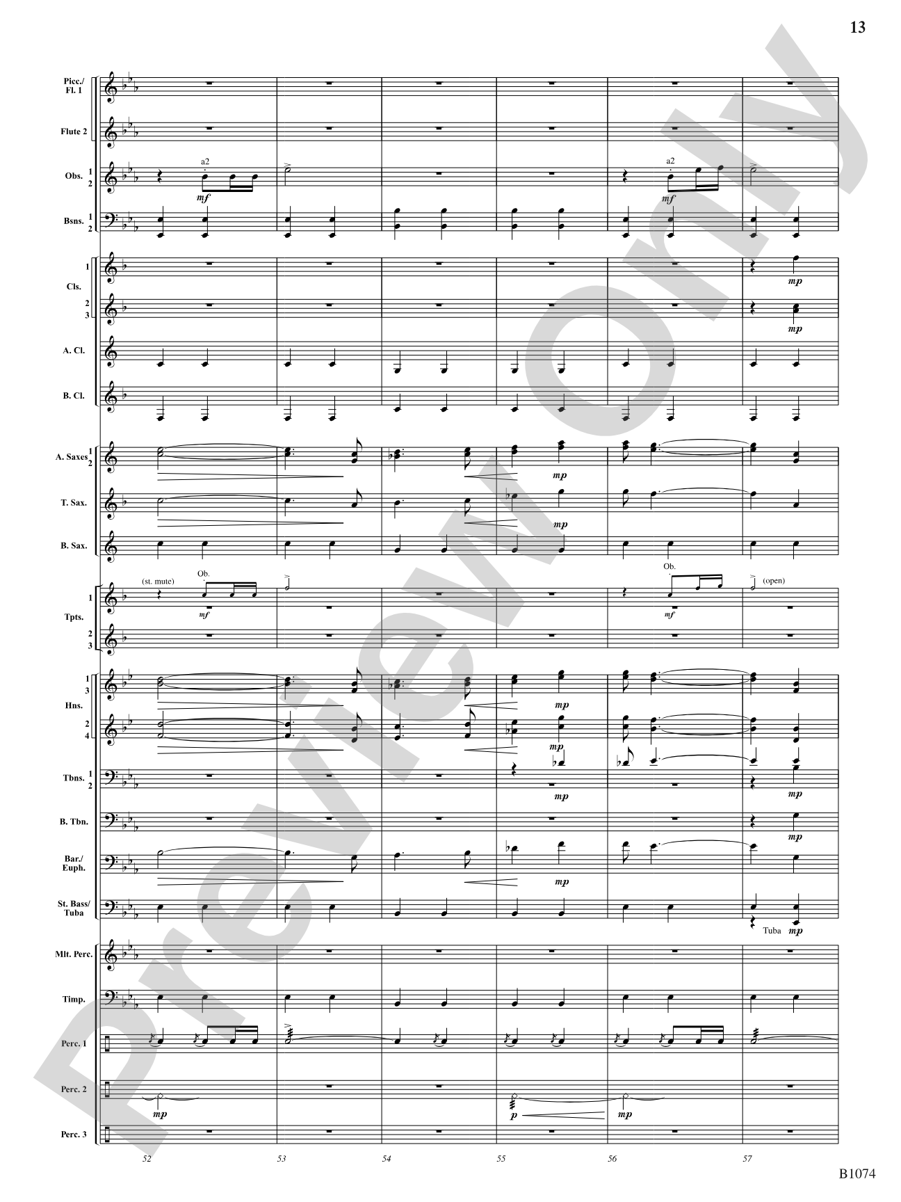 Scenes from Grand Lake: Concert Band Conductor Score & Parts