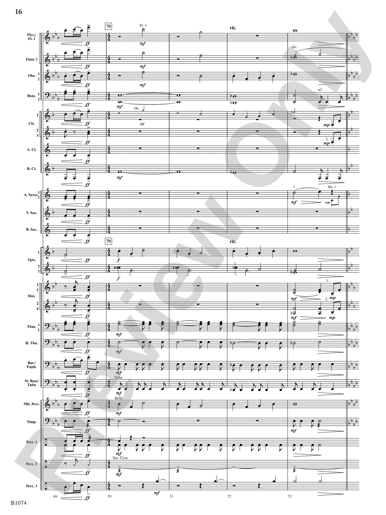Scenes from Grand Lake: Concert Band Conductor Score & Parts