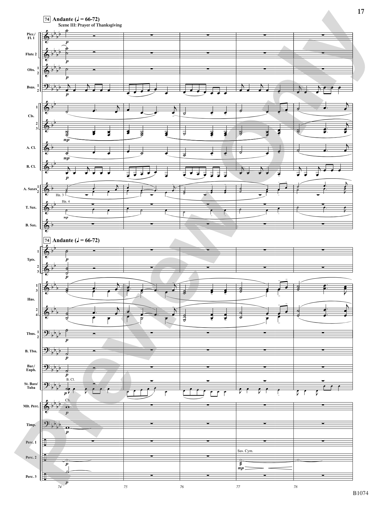 Scenes from Grand Lake: Concert Band Conductor Score & Parts