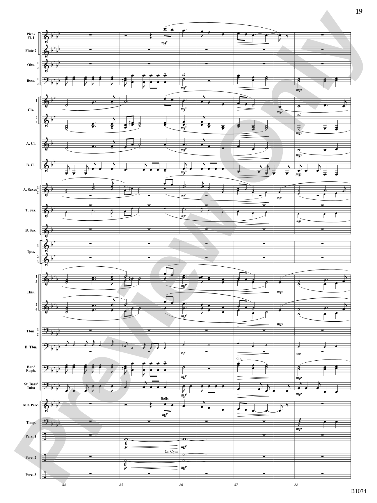 Scenes from Grand Lake: Concert Band Conductor Score & Parts