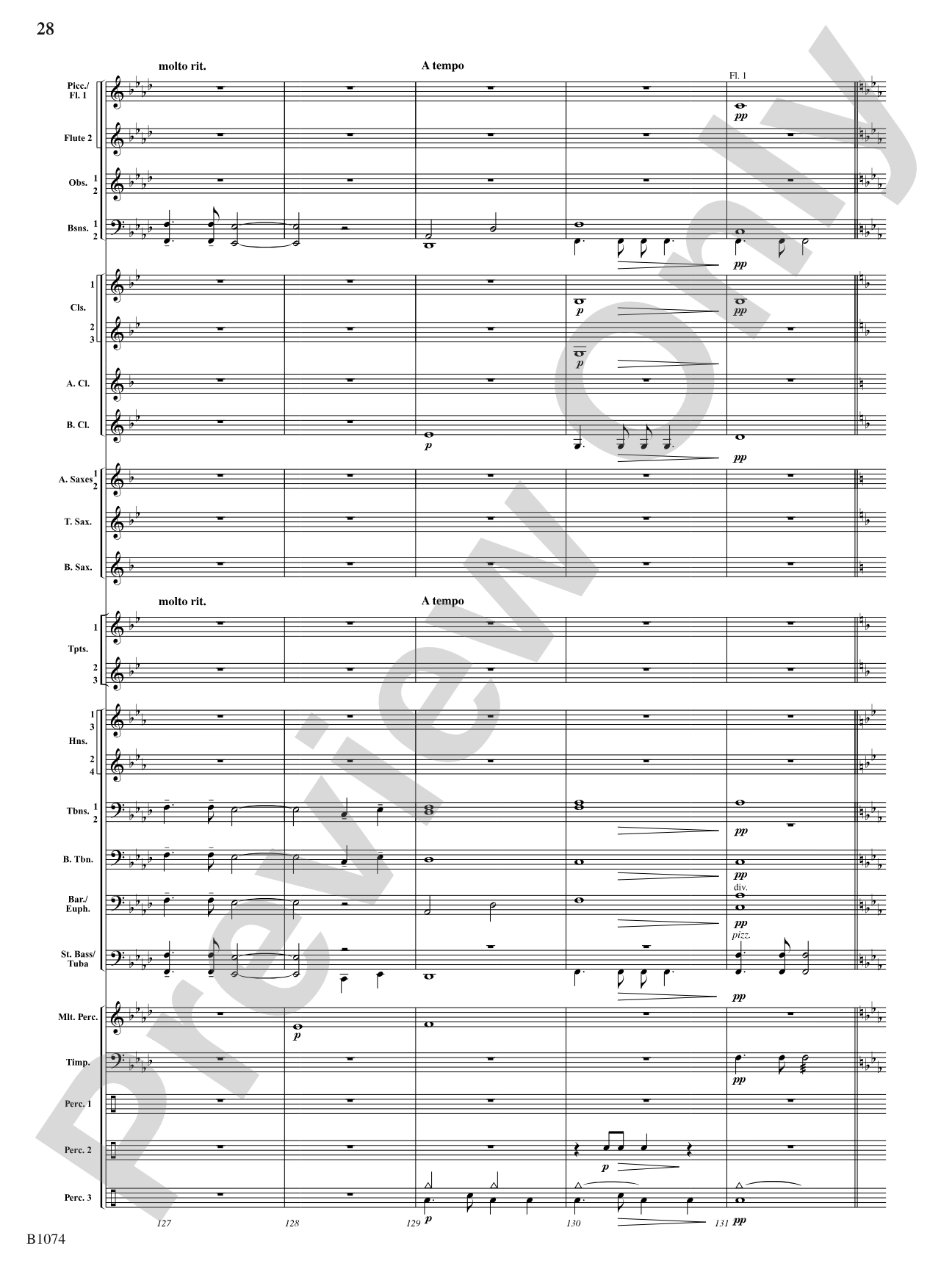 Scenes from Grand Lake: Concert Band Conductor Score & Parts