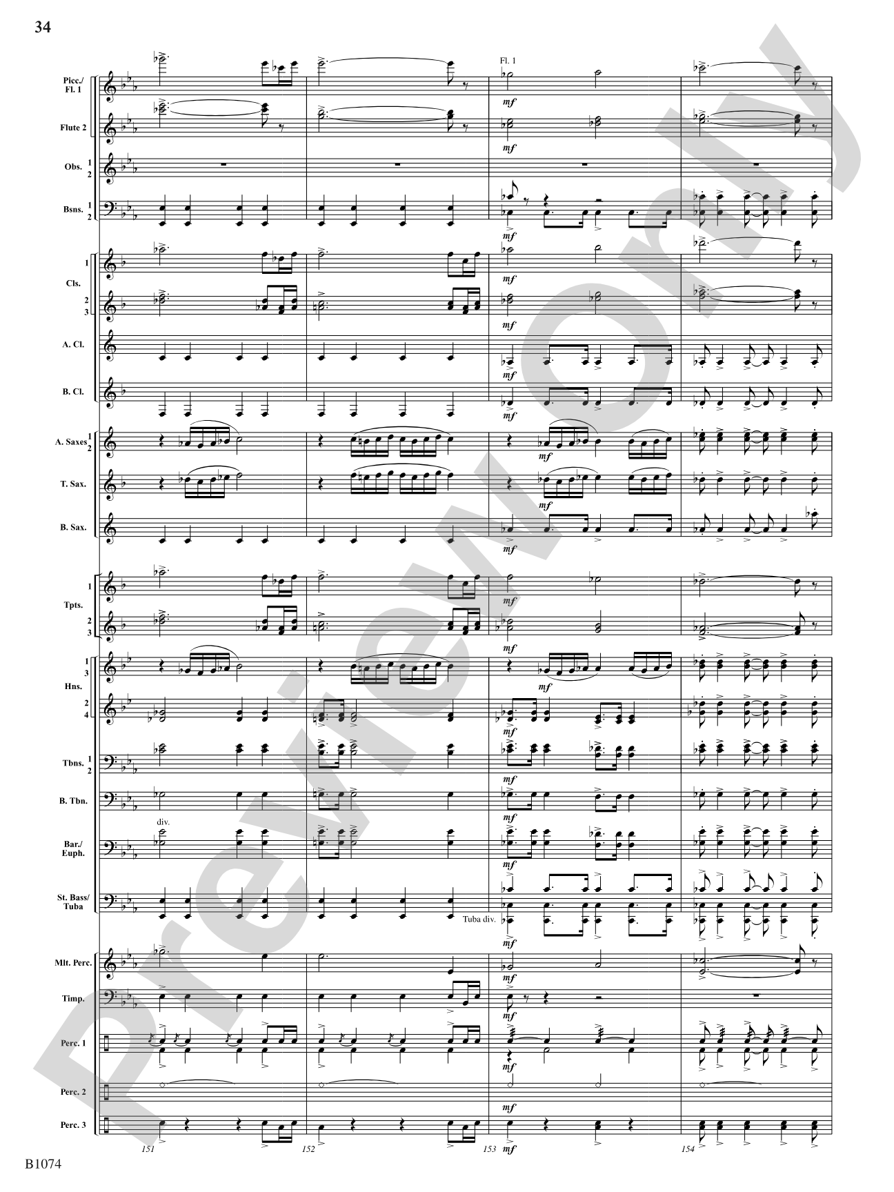 Scenes from Grand Lake: Concert Band Conductor Score & Parts