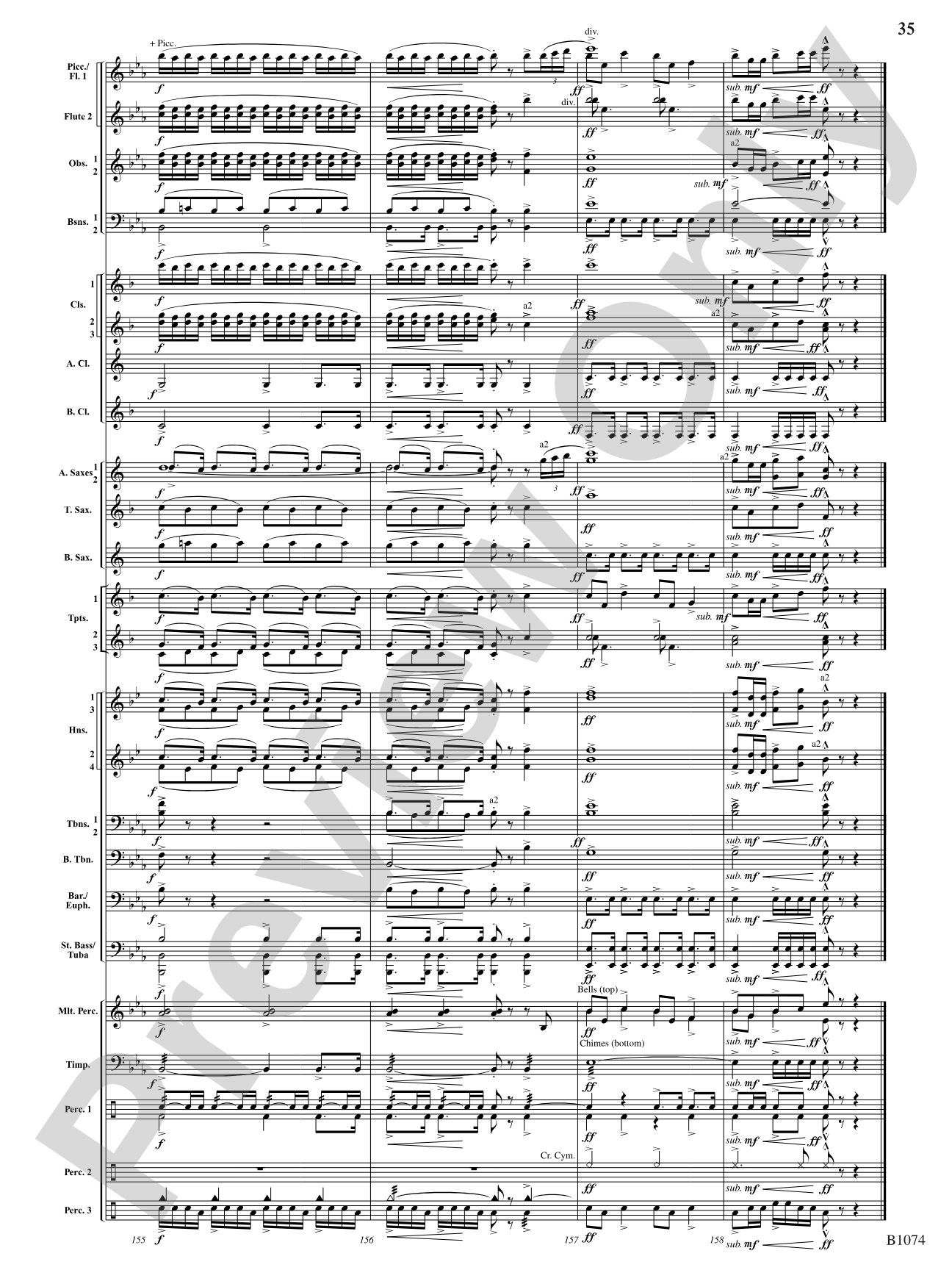 Scenes from Grand Lake: Concert Band Conductor Score & Parts