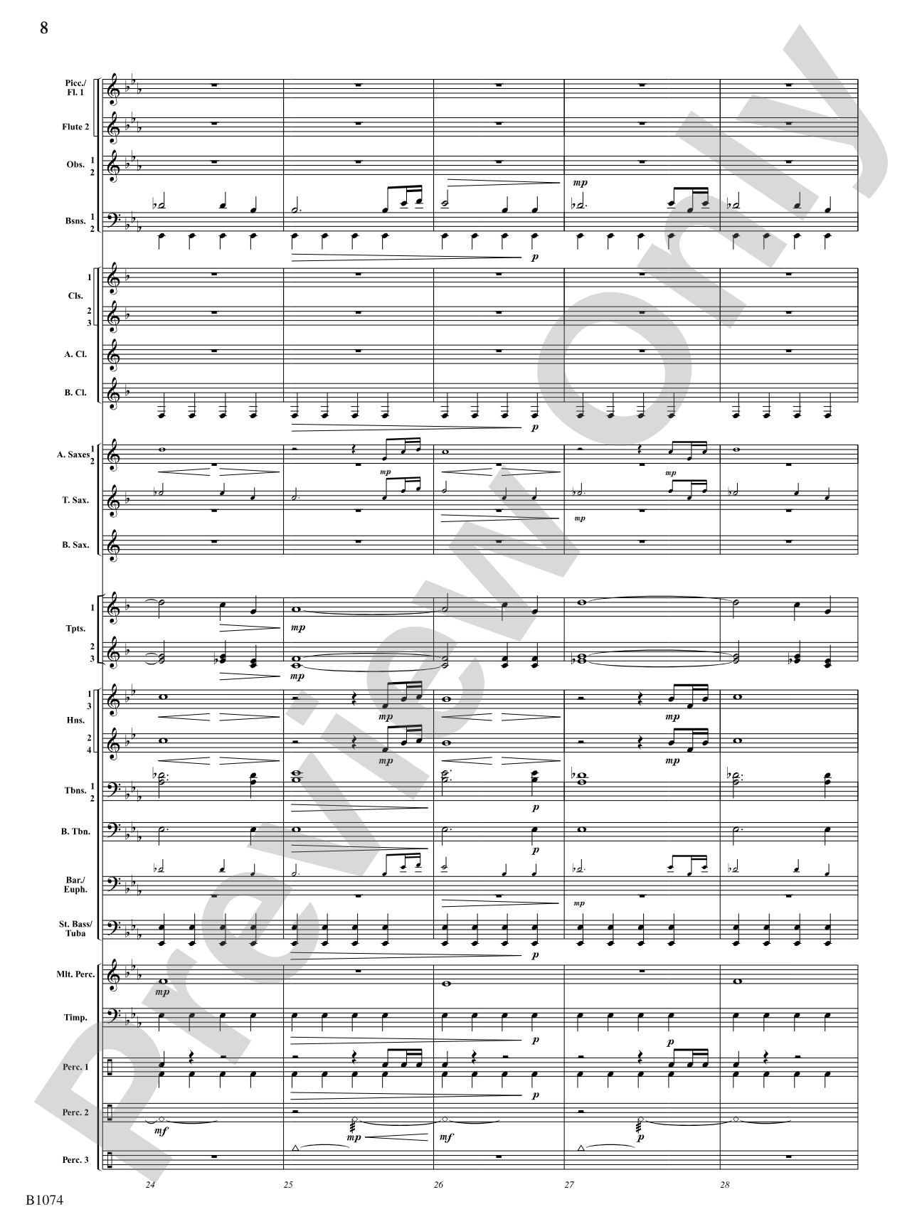 Scenes from Grand Lake: Concert Band Conductor Score & Parts