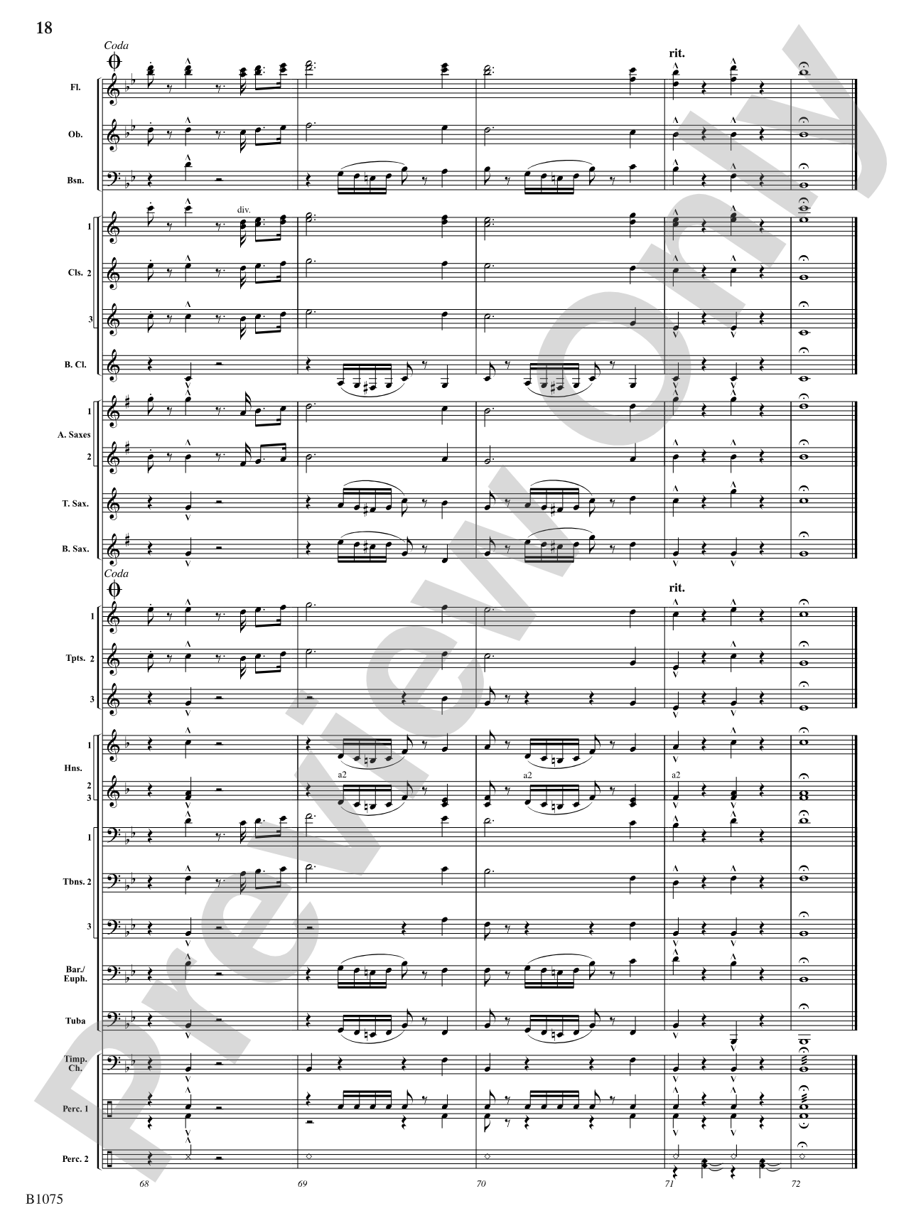 Il Trovatore (Anvil Chorus and Miserere): Concert Band Conductor Score & Parts