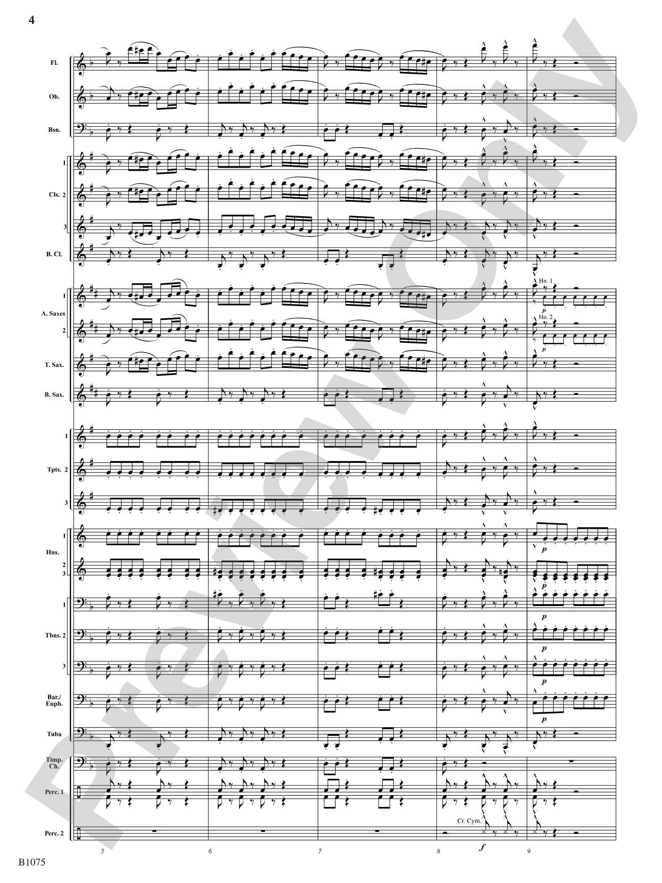 Il Trovatore (Anvil Chorus and Miserere): Concert Band Conductor Score & Parts