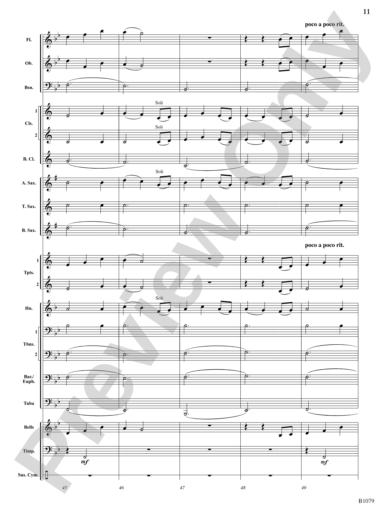 As Seasons Change: Concert Band Conductor Score & Parts