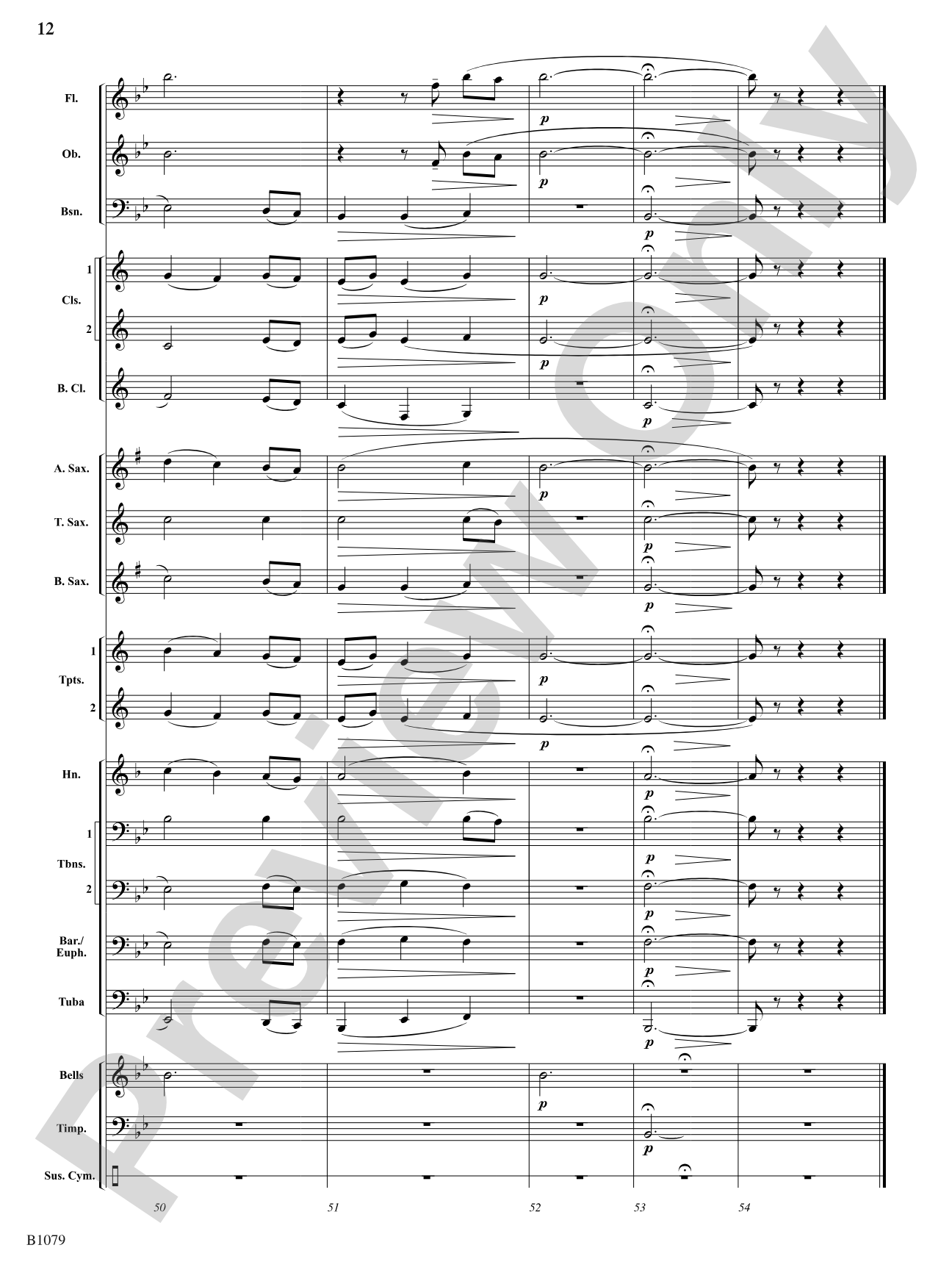 As Seasons Change: Concert Band Conductor Score & Parts