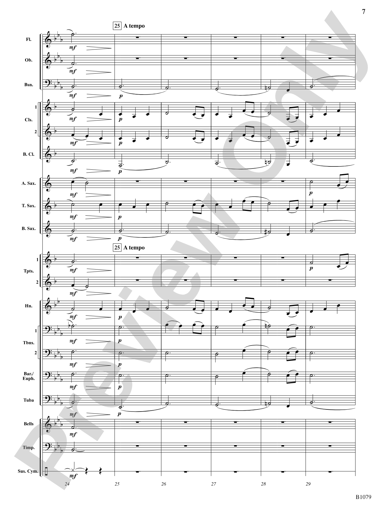 As Seasons Change: Concert Band Conductor Score & Parts