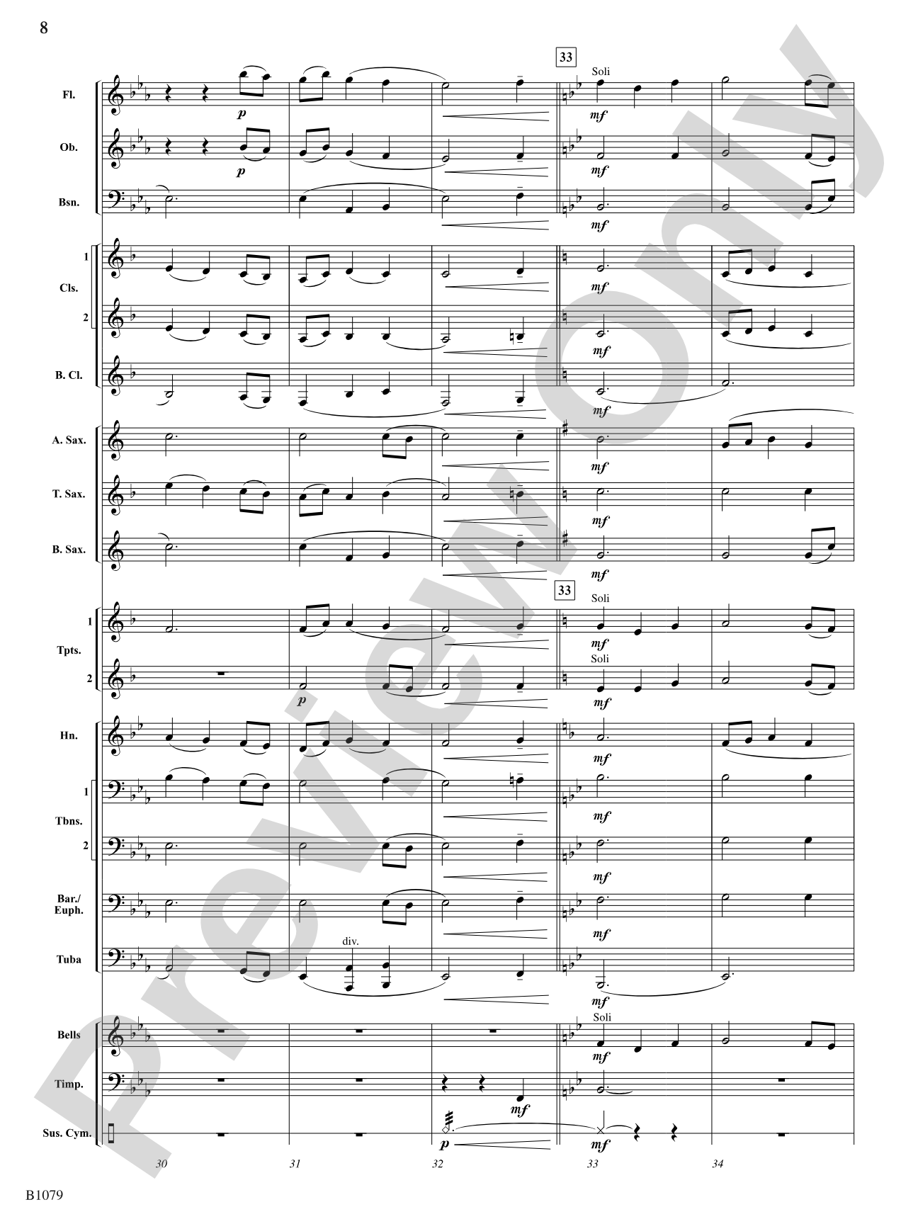As Seasons Change: Concert Band Conductor Score & Parts