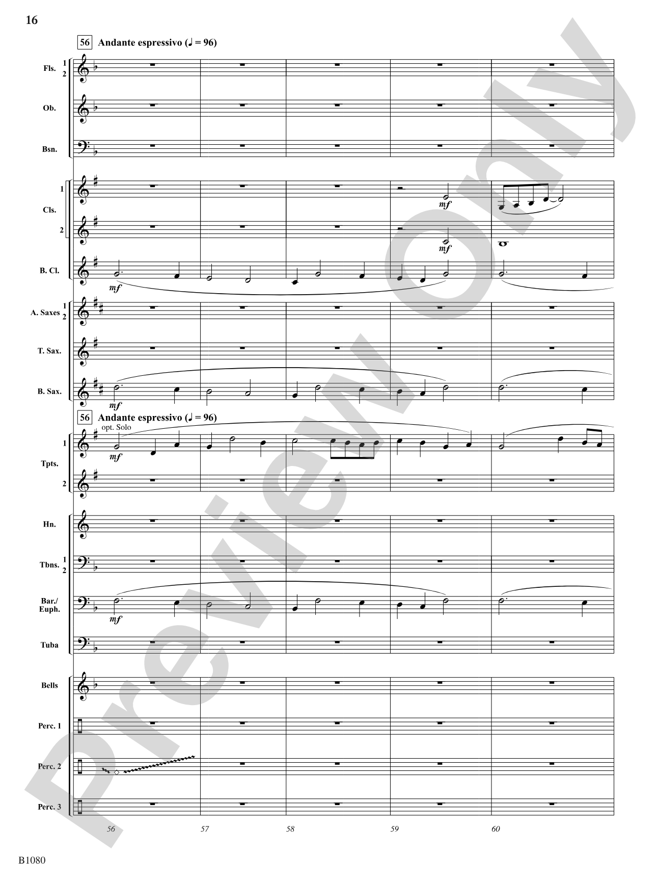 Belle Journée: Concert Band Conductor Score & Parts