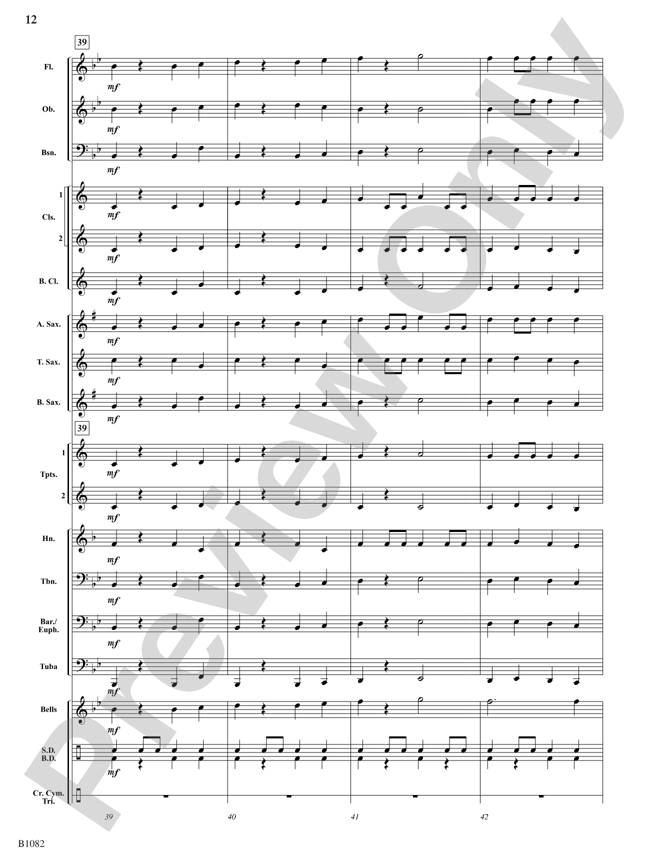 The Honor Roll: Concert Band Conductor Score & Parts