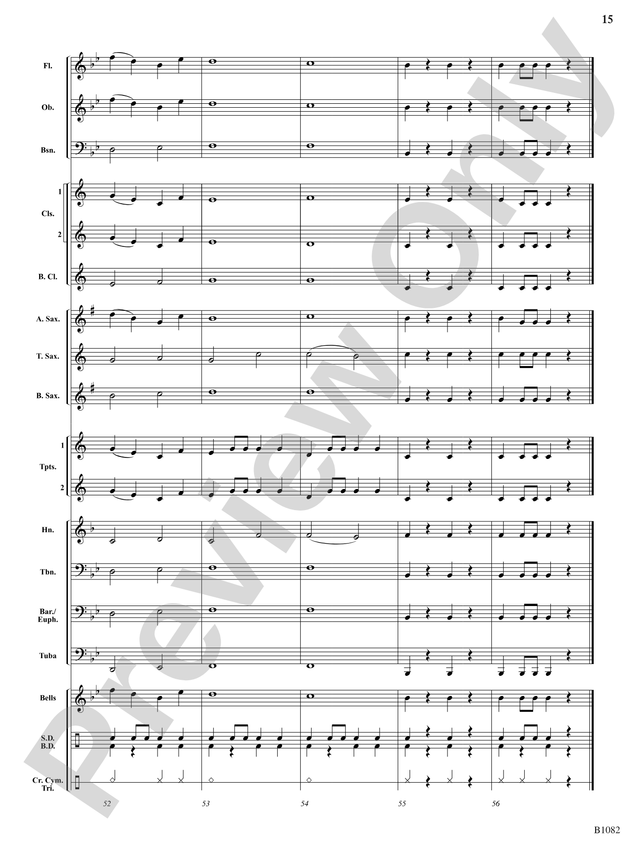 The Honor Roll: Concert Band Conductor Score & Parts