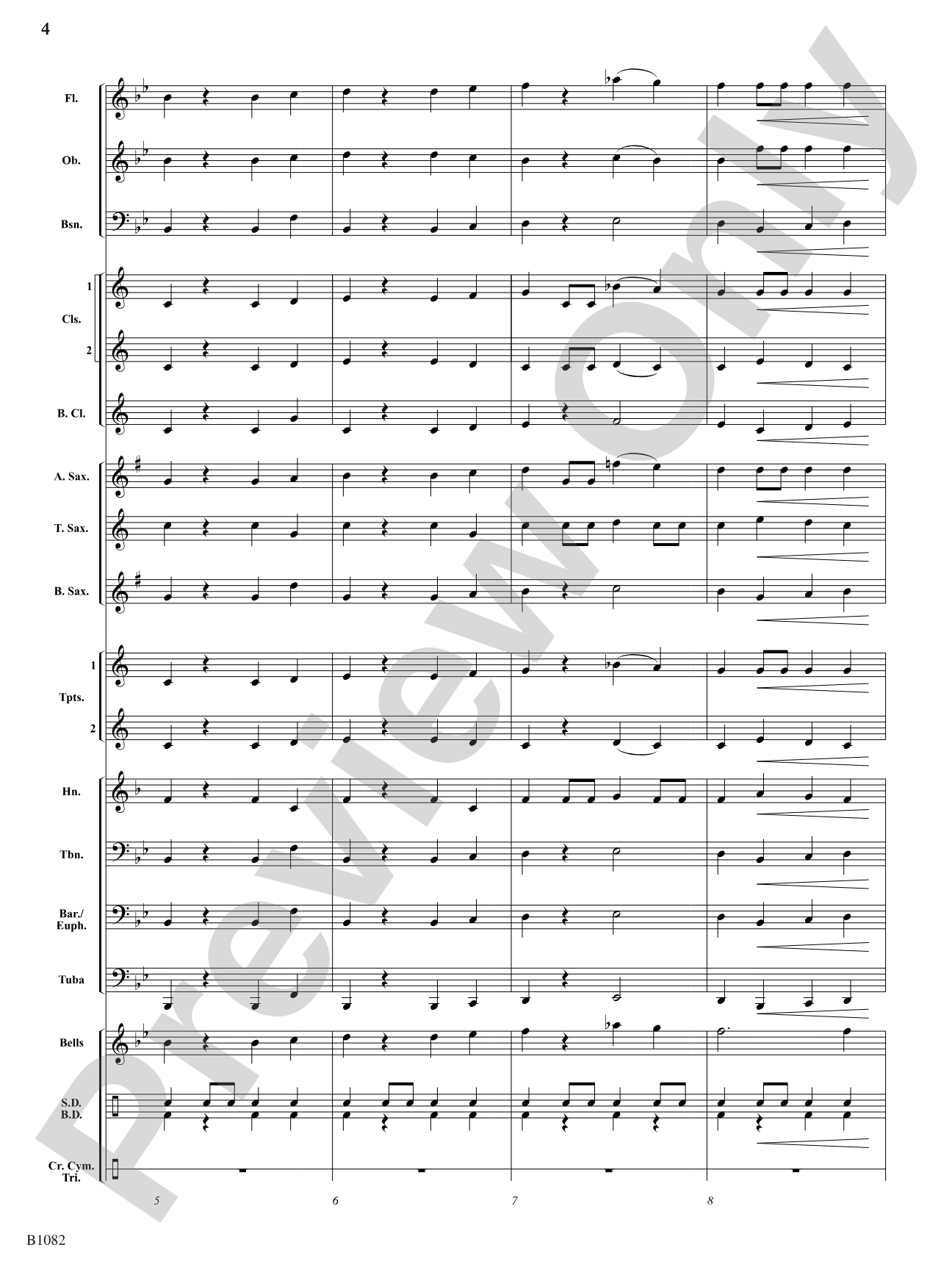 The Honor Roll: Concert Band Conductor Score & Parts