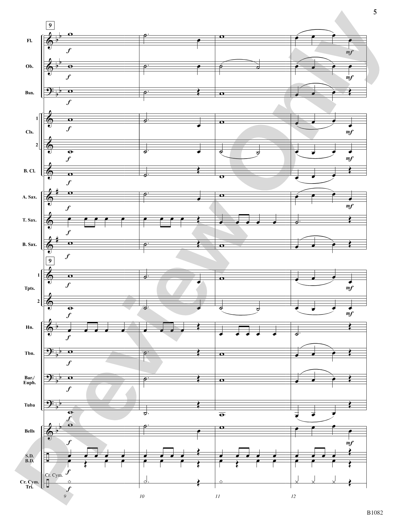 The Honor Roll: Concert Band Conductor Score & Parts