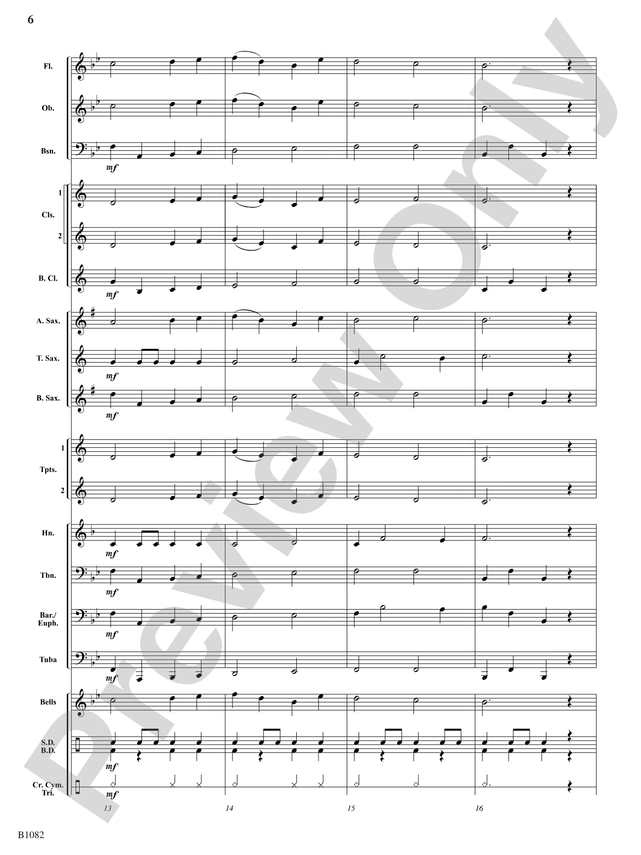 The Honor Roll: Concert Band Conductor Score & Parts