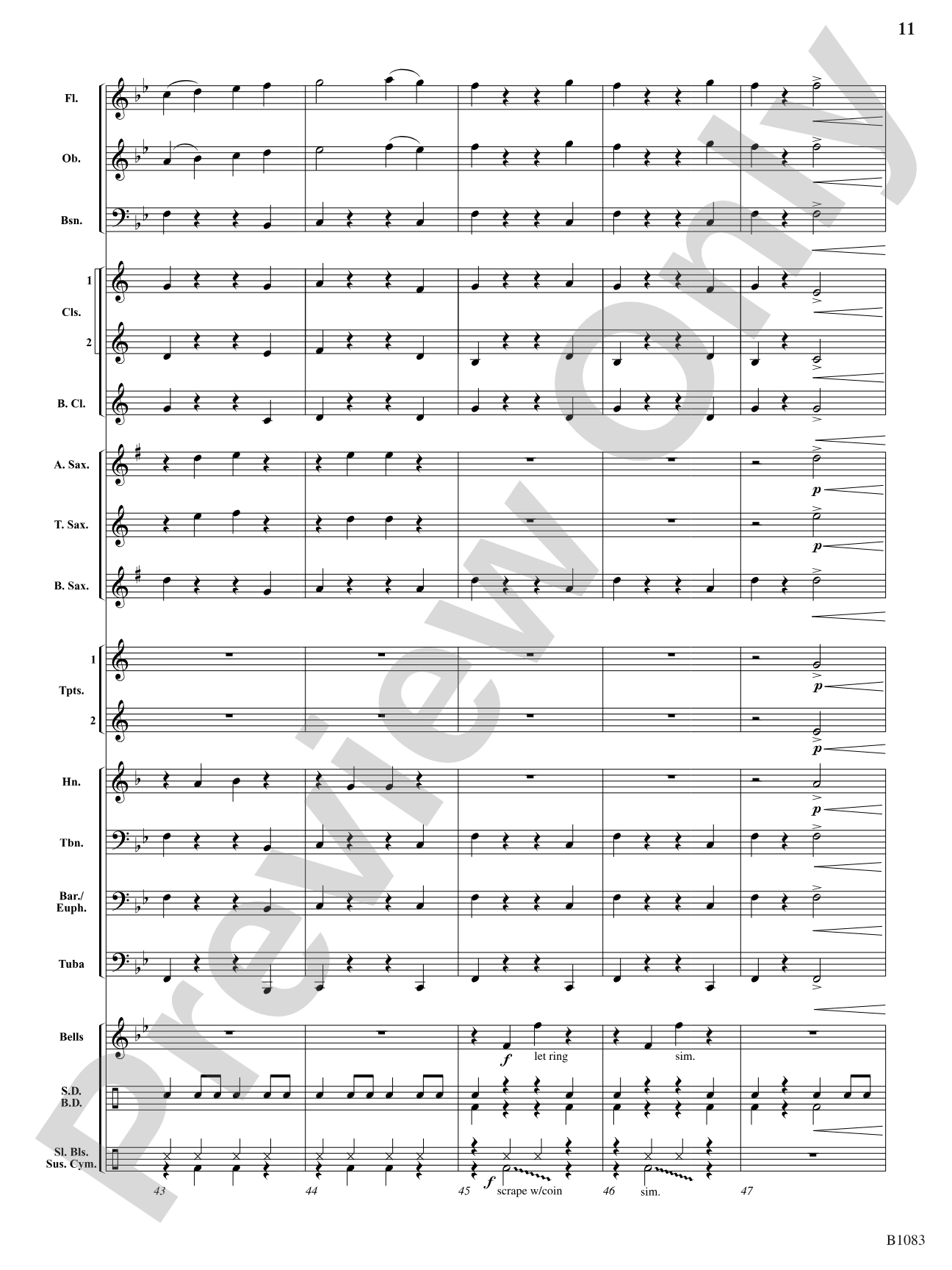 Snow Country: Concert Band Conductor Score & Parts