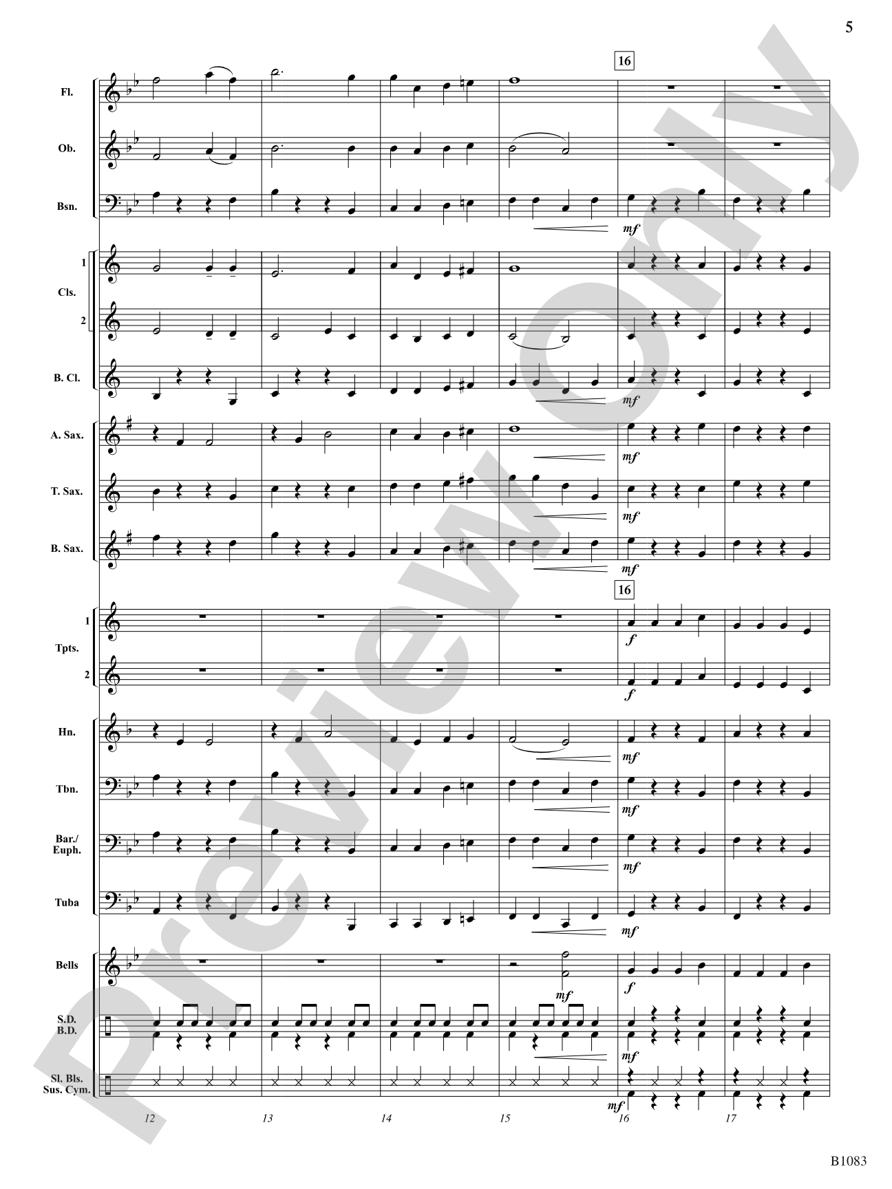 Snow Country: Concert Band Conductor Score & Parts