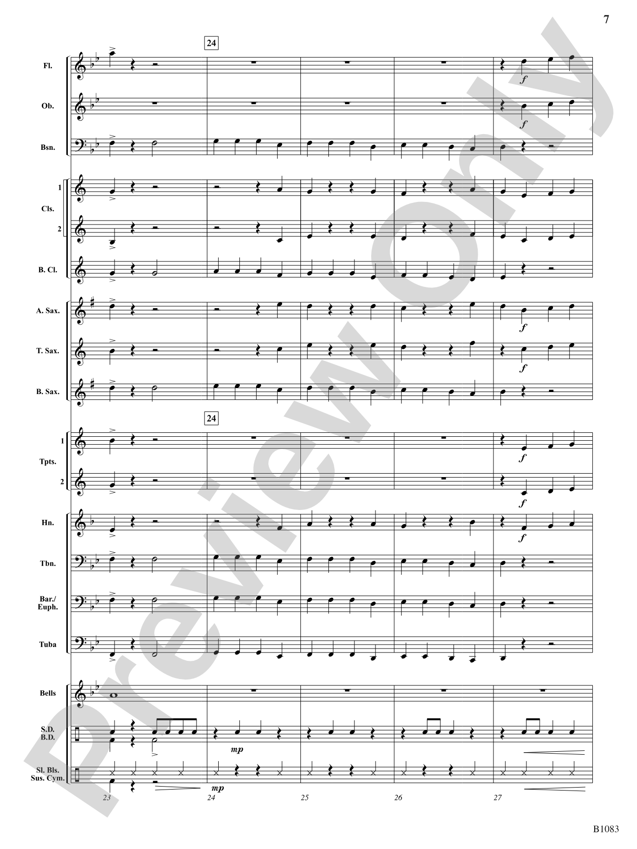 Snow Country: Concert Band Conductor Score & Parts