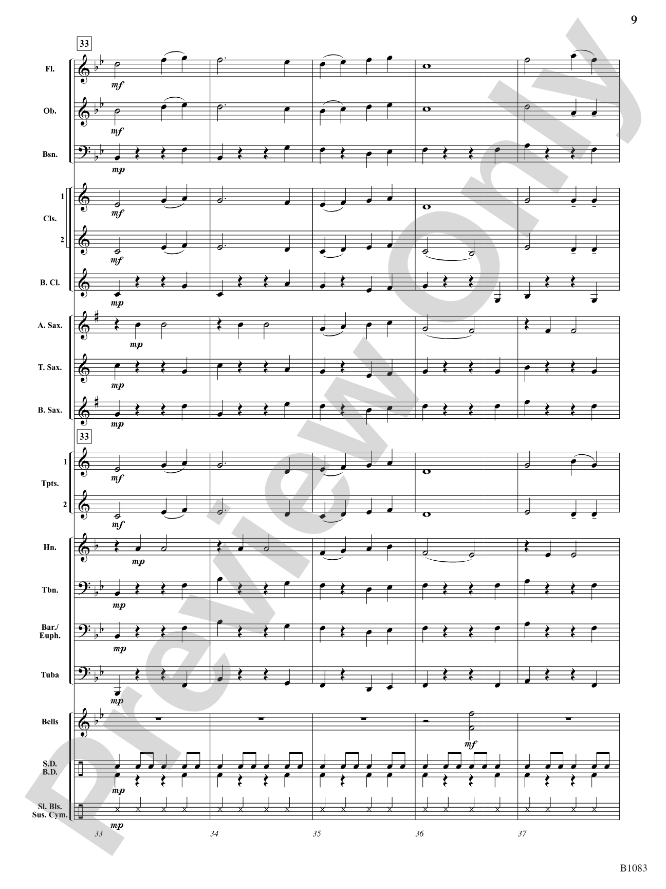 Snow Country: Concert Band Conductor Score & Parts