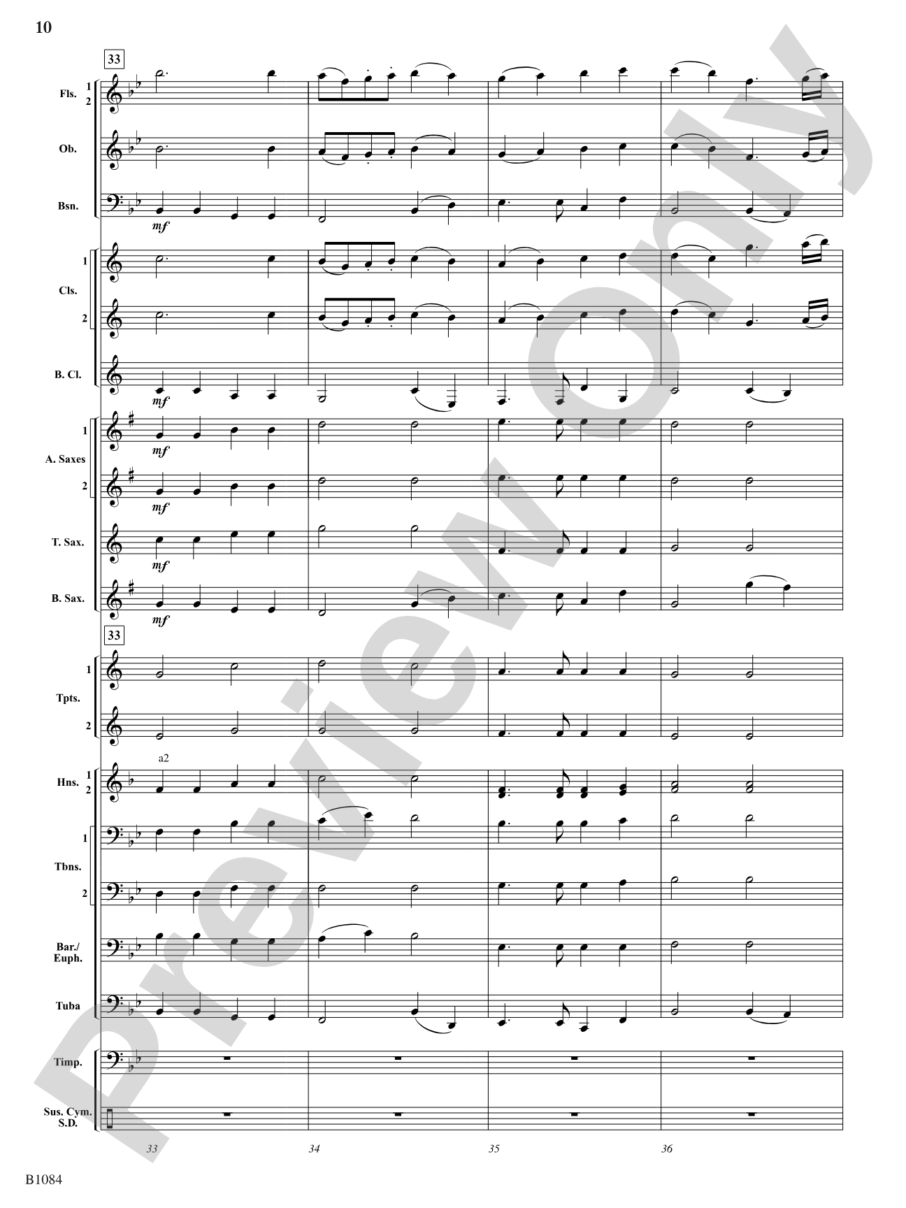 Our Song Shall Rise: Concert Band Conductor Score & Parts